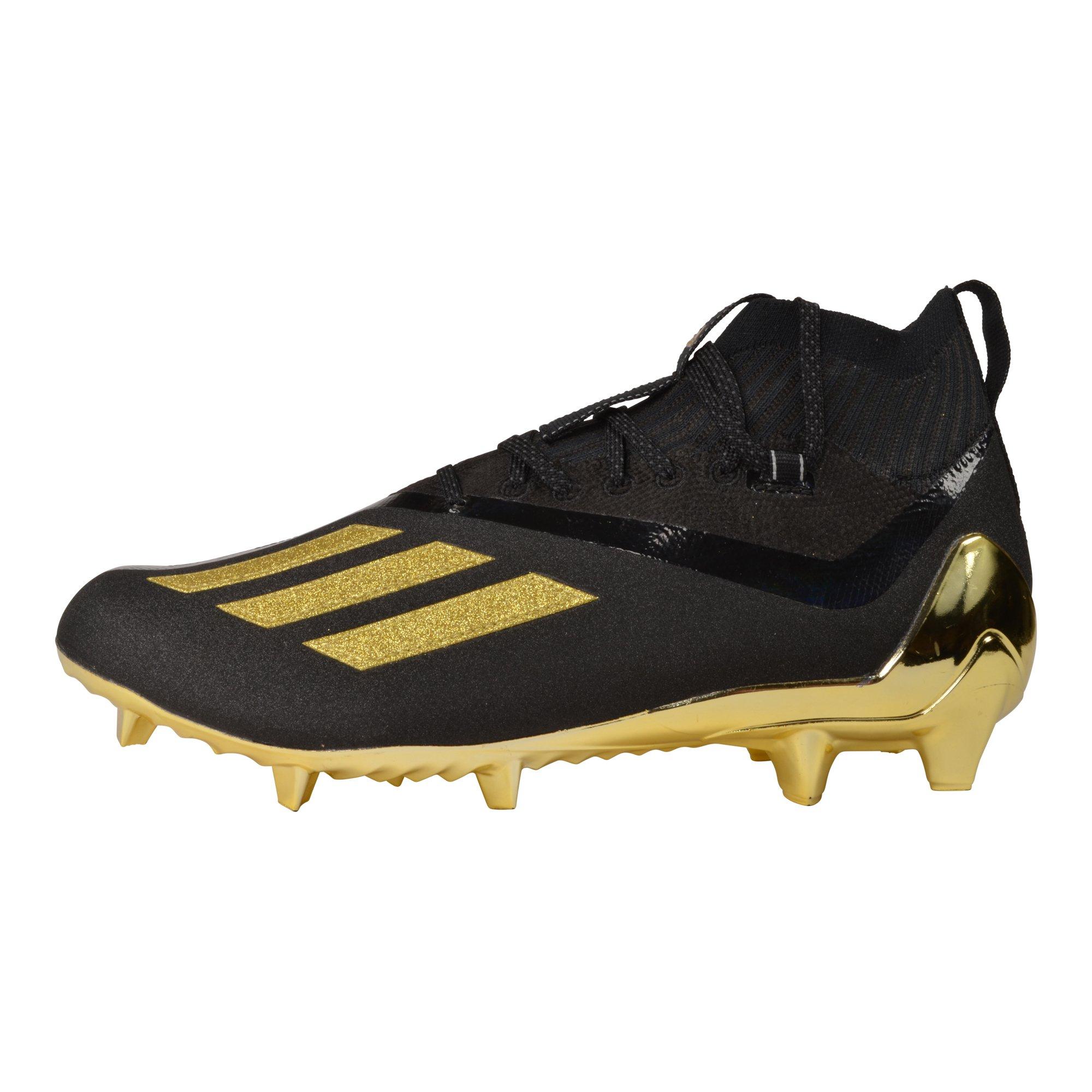 Adidas football cleats 2024 black and gold