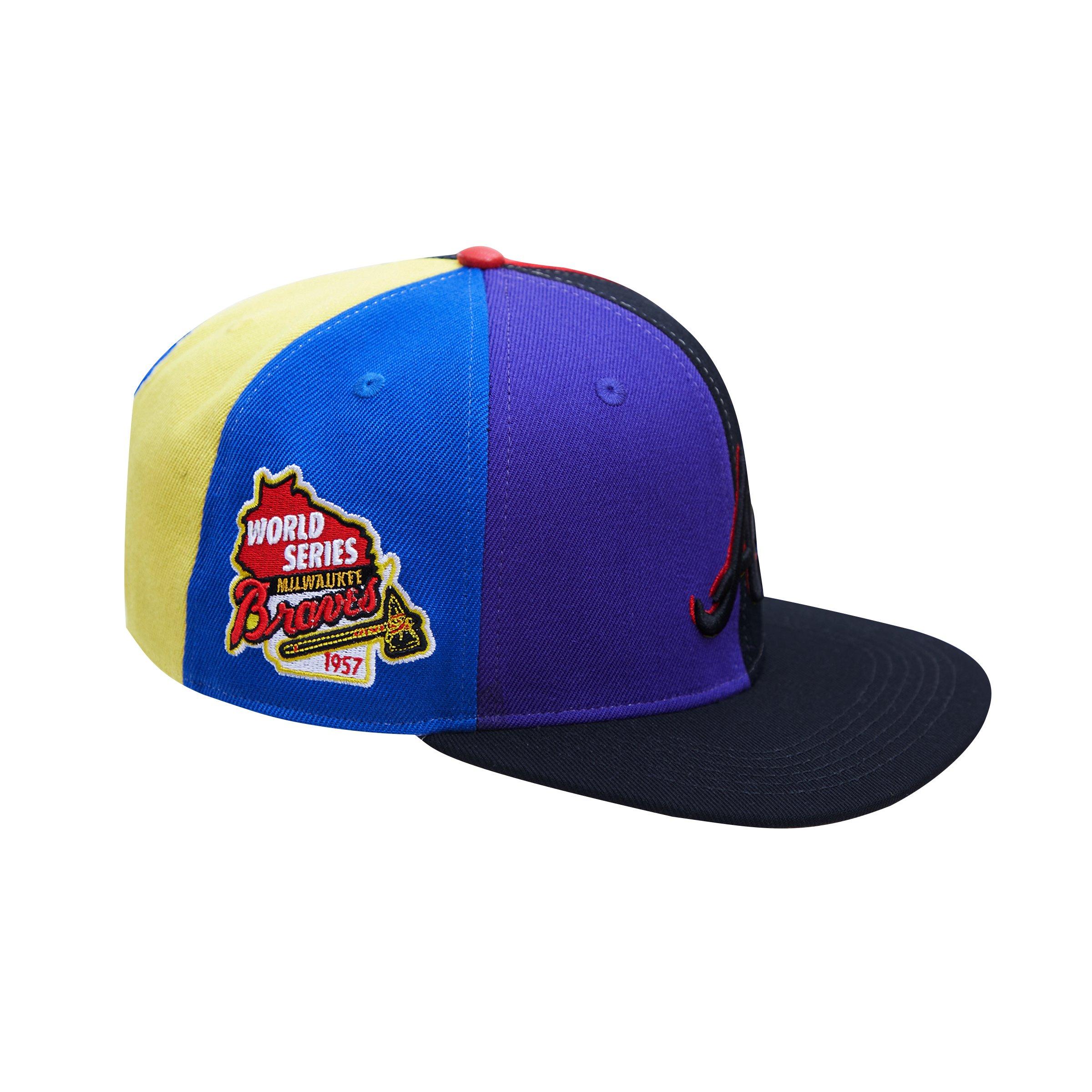 Pro Standard Atlanta Braves Swirl Snapback Hat