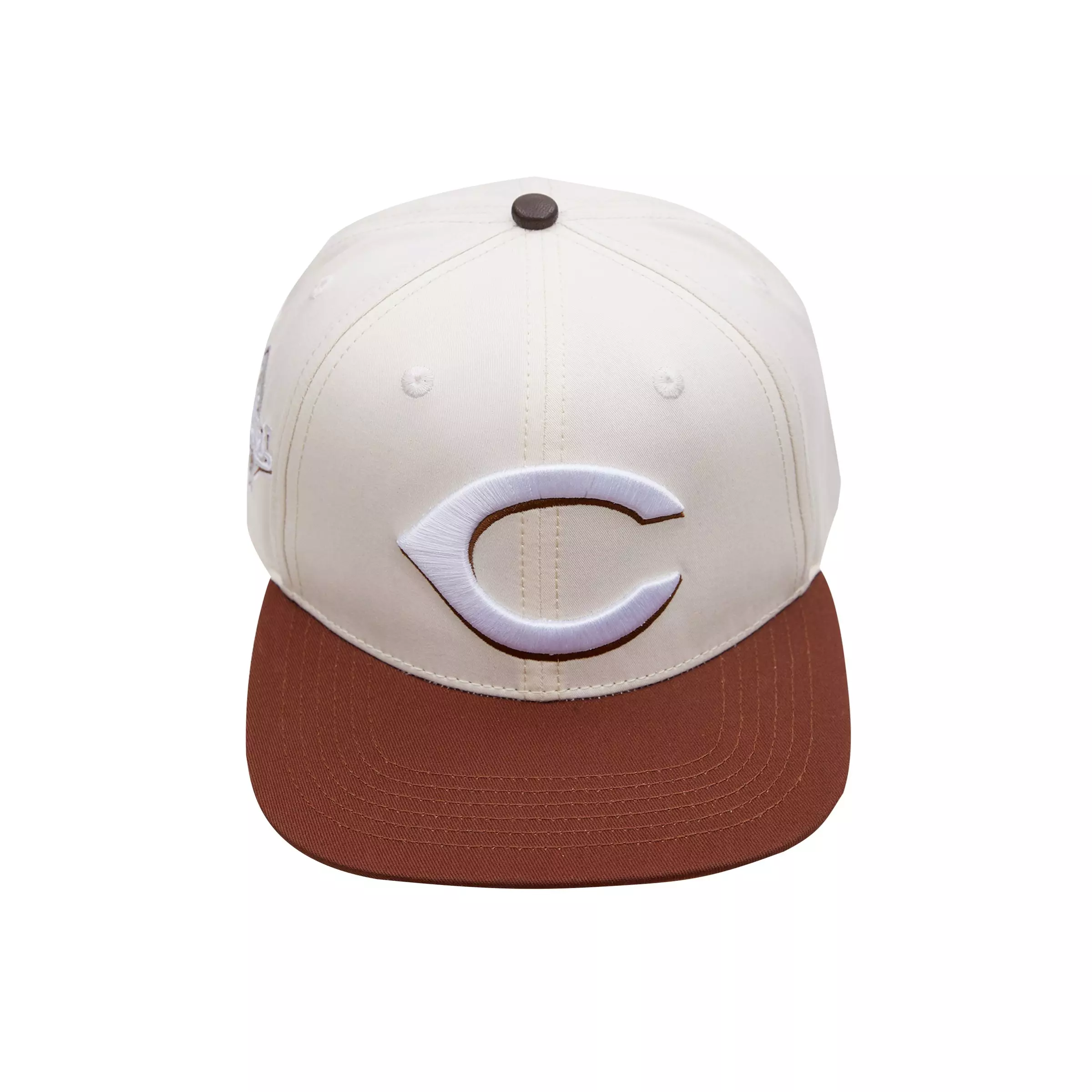 Pro Standard Cincinnati Reds Earth Tone Snapback Hat - CREAM