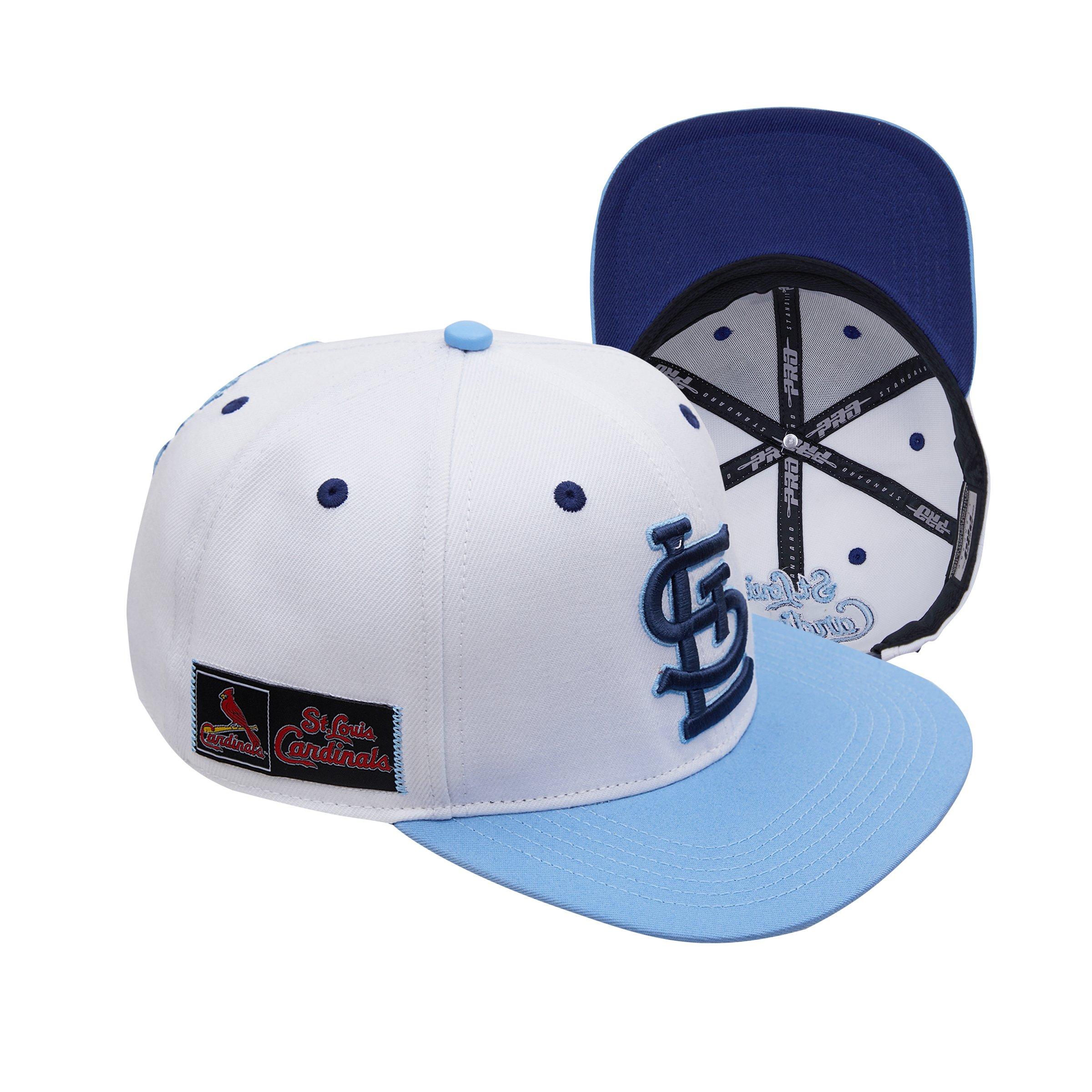 Pro Standard St. Louis Cardinals White/Light Blue Blue Raspberry