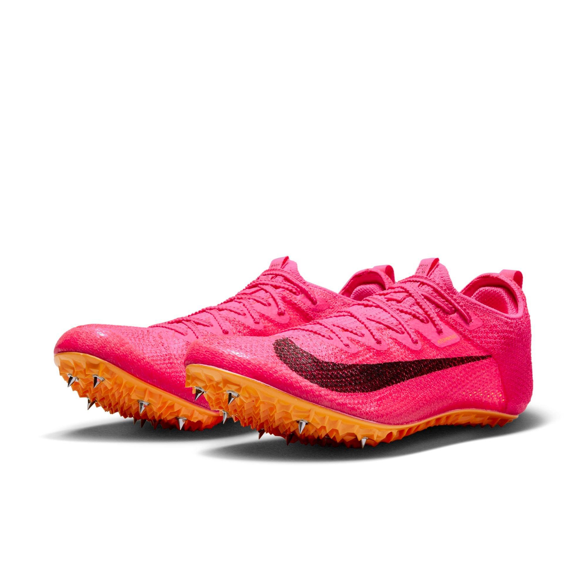 Pink track shop shoes