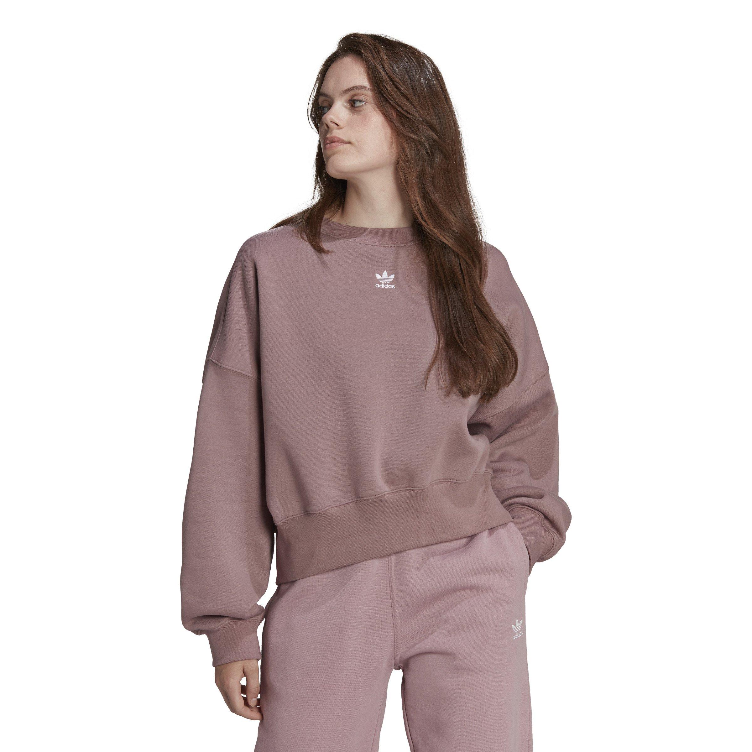 adidas Adicolor Essentials Crew Sweatshirt - Beige, Women's Lifestyle