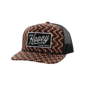 Hooey Lakota Print Snapback Hat - Brown/Black