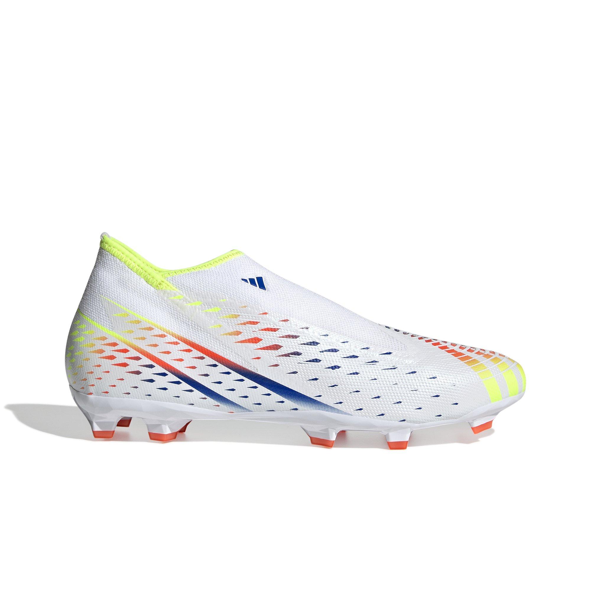adidas Predator Edge.3 Laceless FG Ftwr White/Multi Men's Soccer Cleat -  Hibbett | City Gear