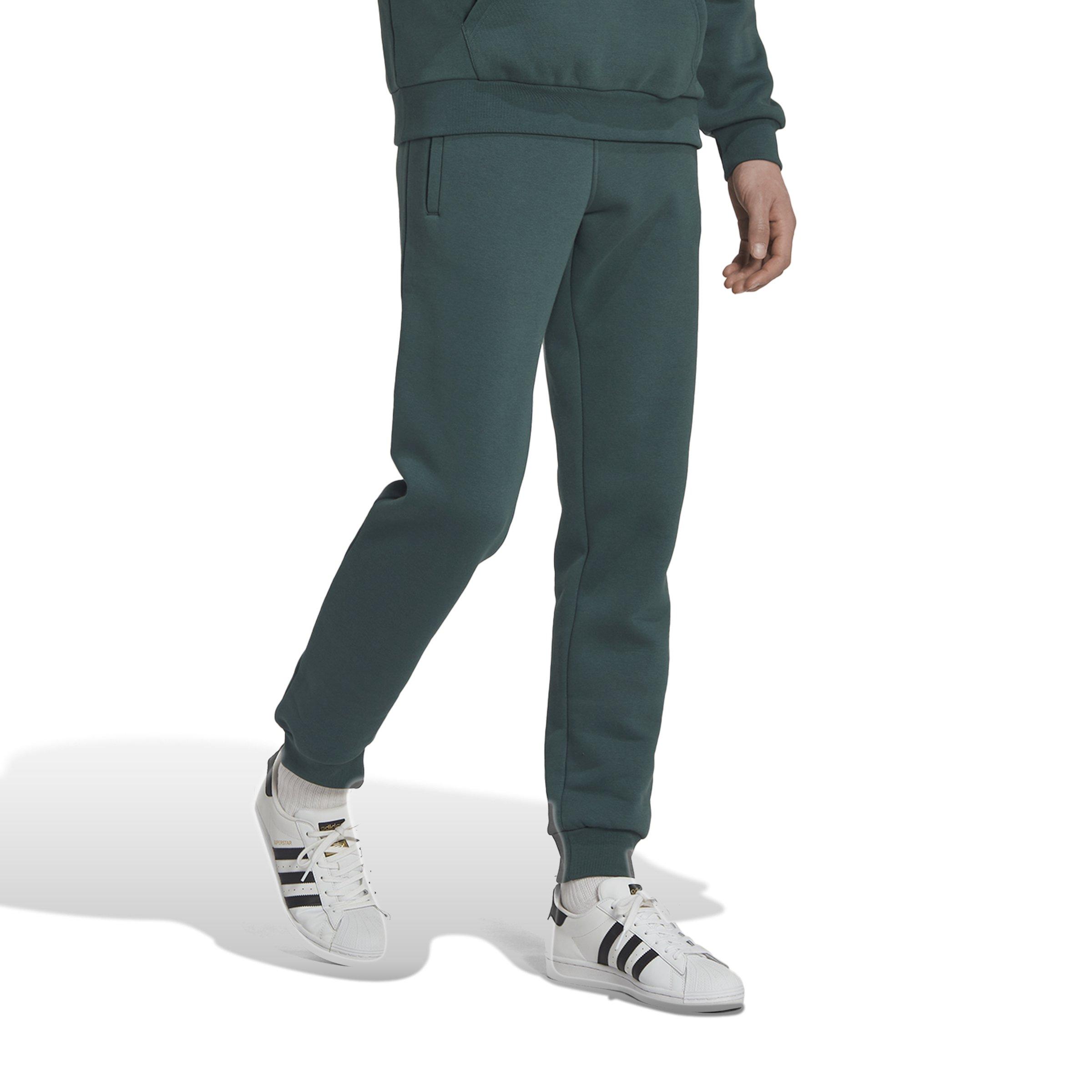 Adidas trefoil joggers on sale grey