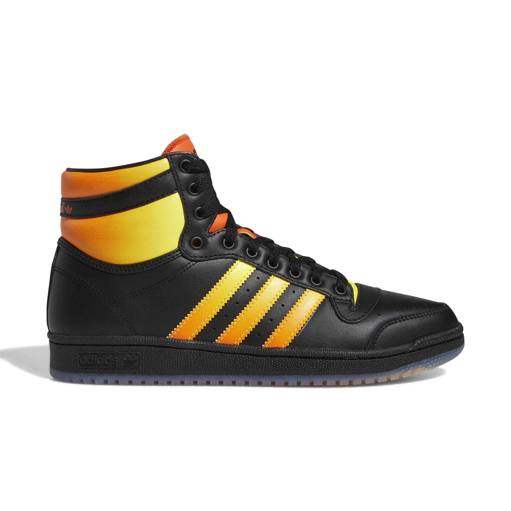 adidas Top Ten Hi White/Blue/Gold Men's Shoe - Hibbett