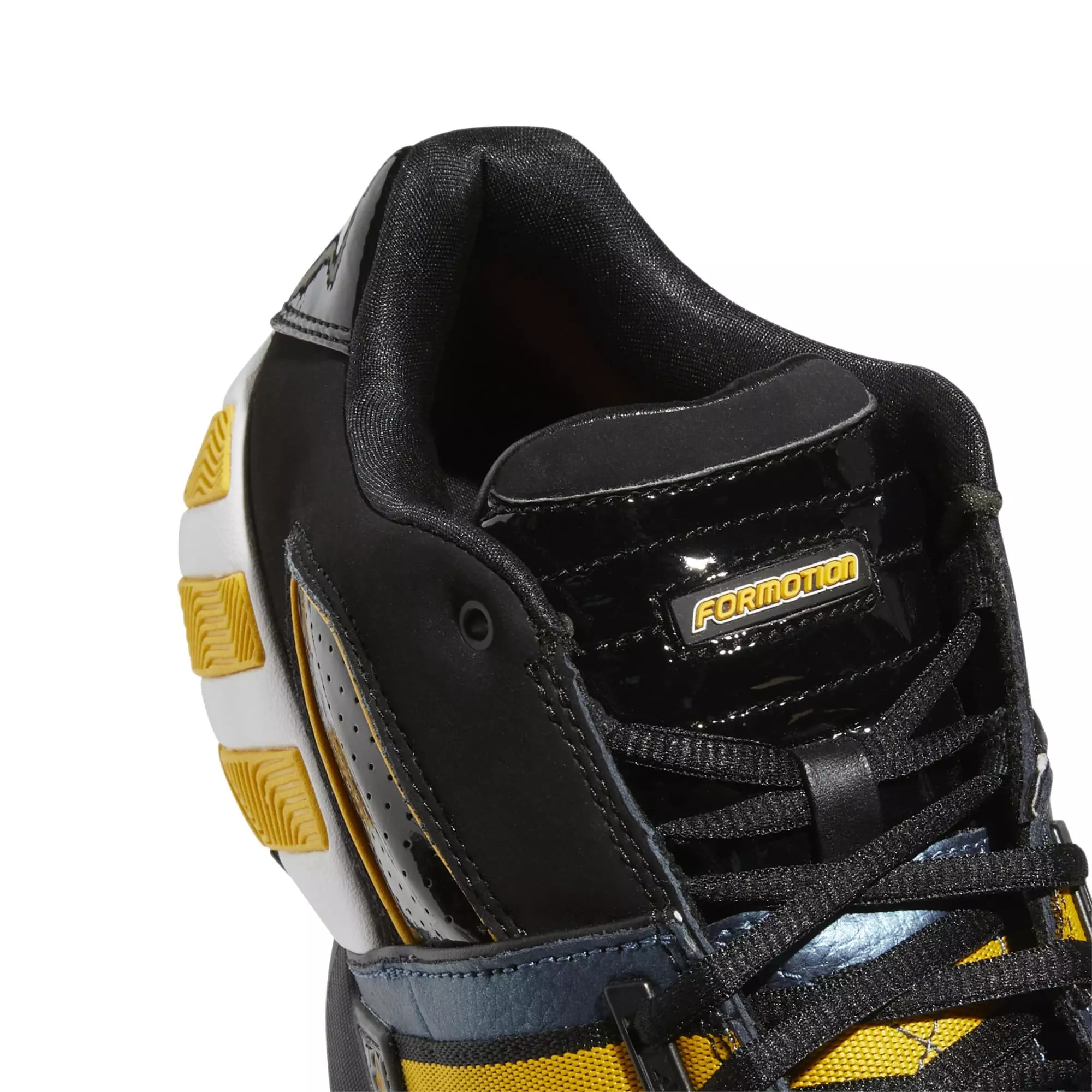 adidas Agent Gil Restomod "Black/White/Gold" Men's Basketball Shoe - BLACK/GOLD/WHITE