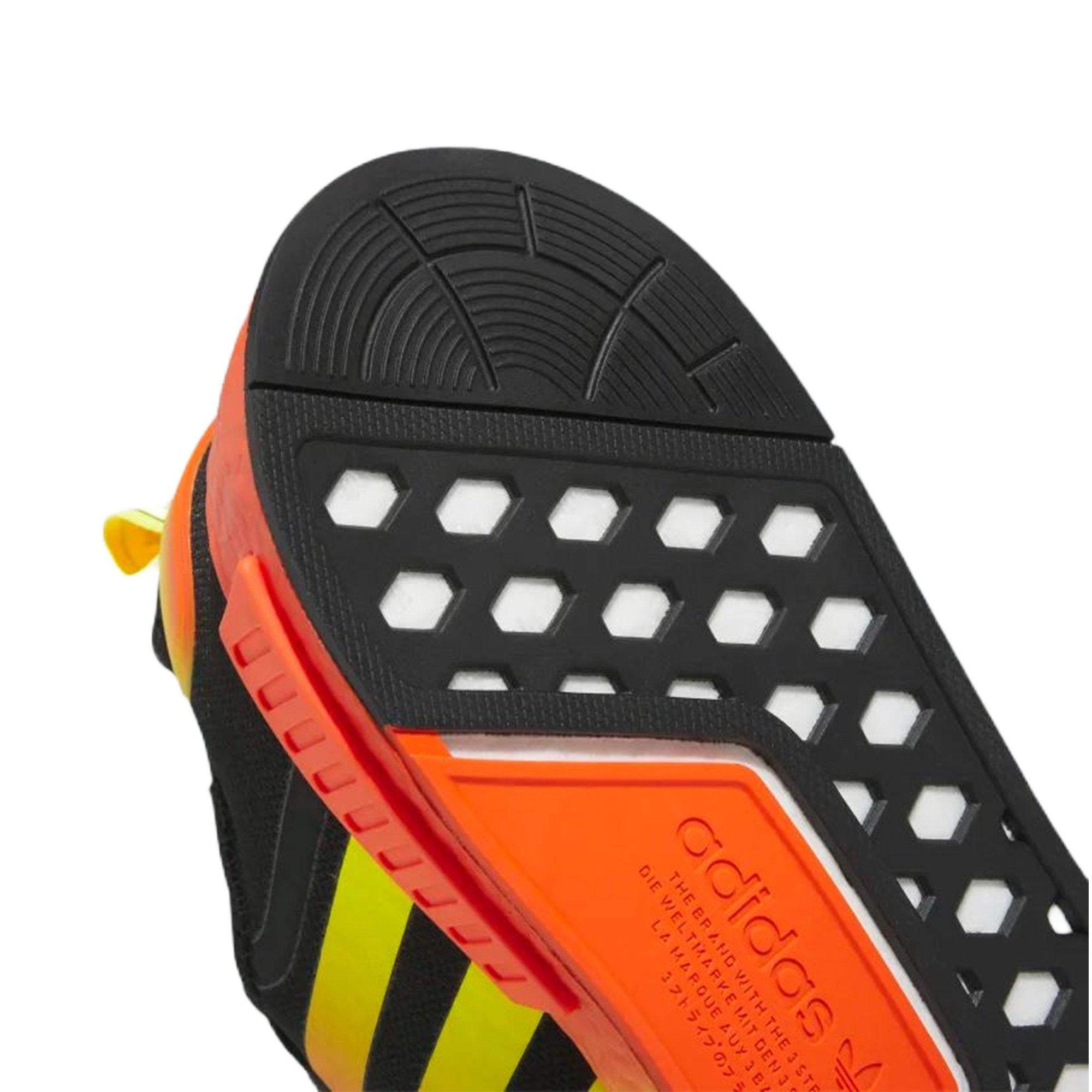 adidas NMD_R1 Core Black/Semi Orange/Beam Yellow Men's Shoe - Hibbett |  City Gear
