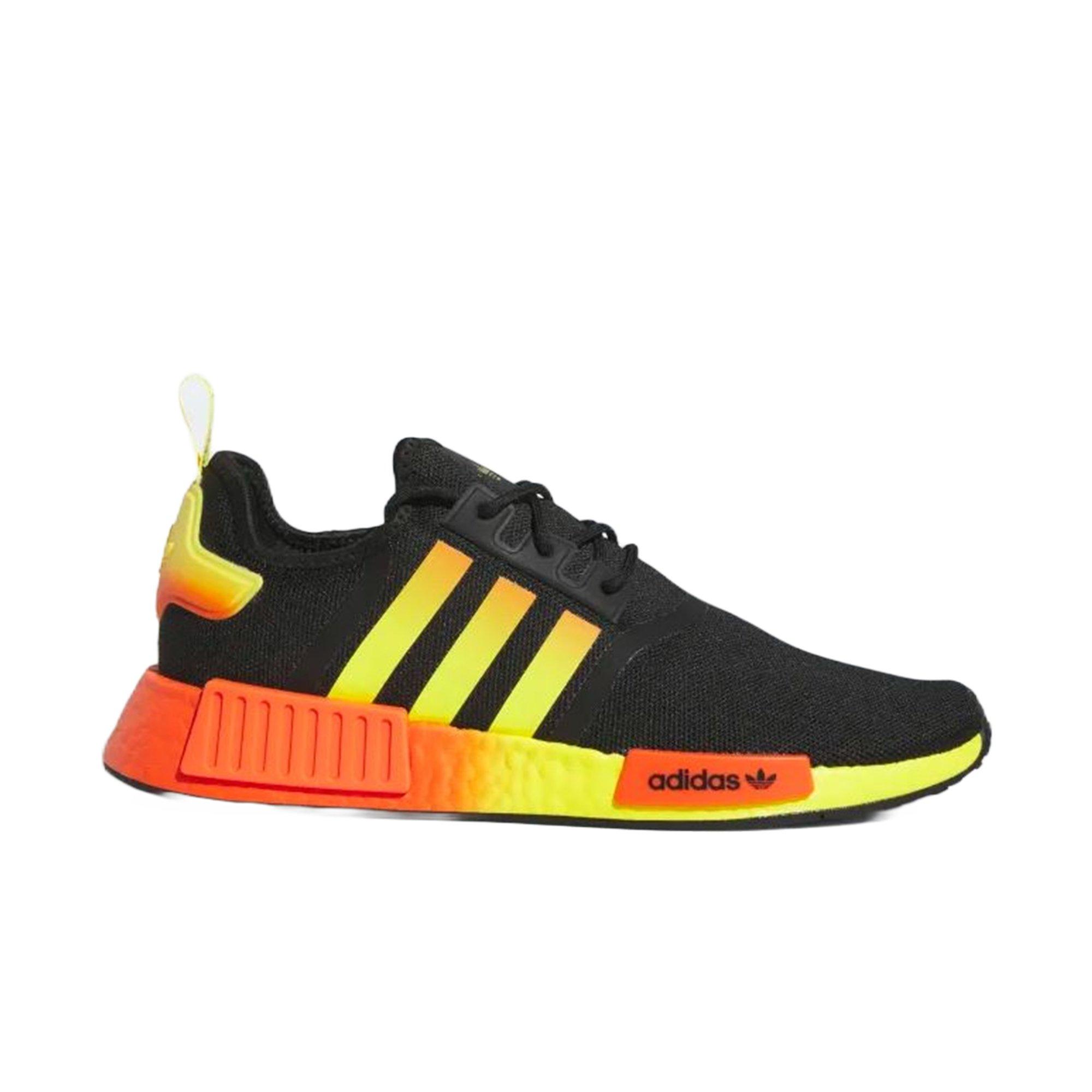 adidas NMD_R1 Black/Semi Orange/Beam Yellow" Shoe - Hibbett | City Gear