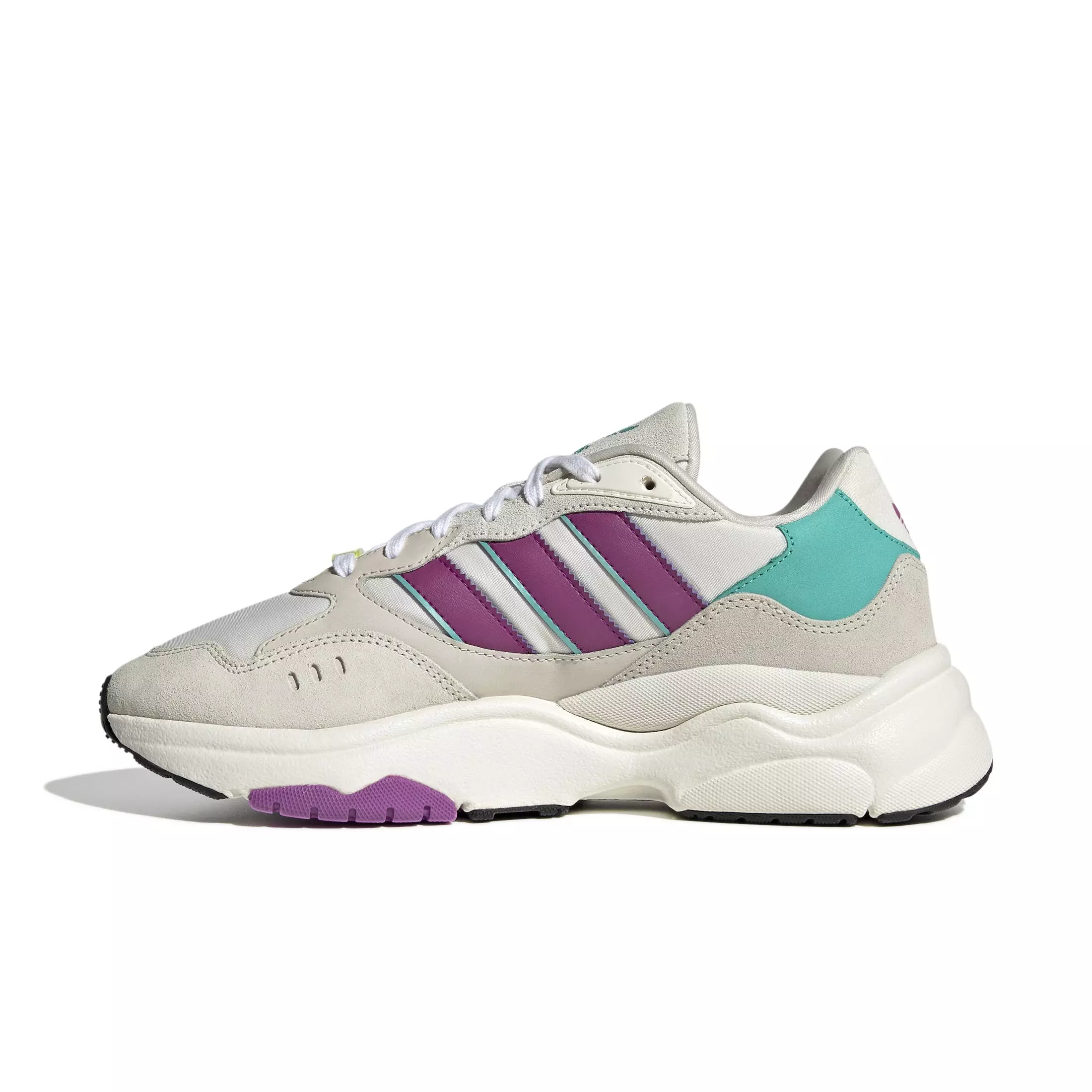 adidas Retropy F90 Mystique "White/Blue/Purple" Men's Shoe - WHITE/BLUE/PINK