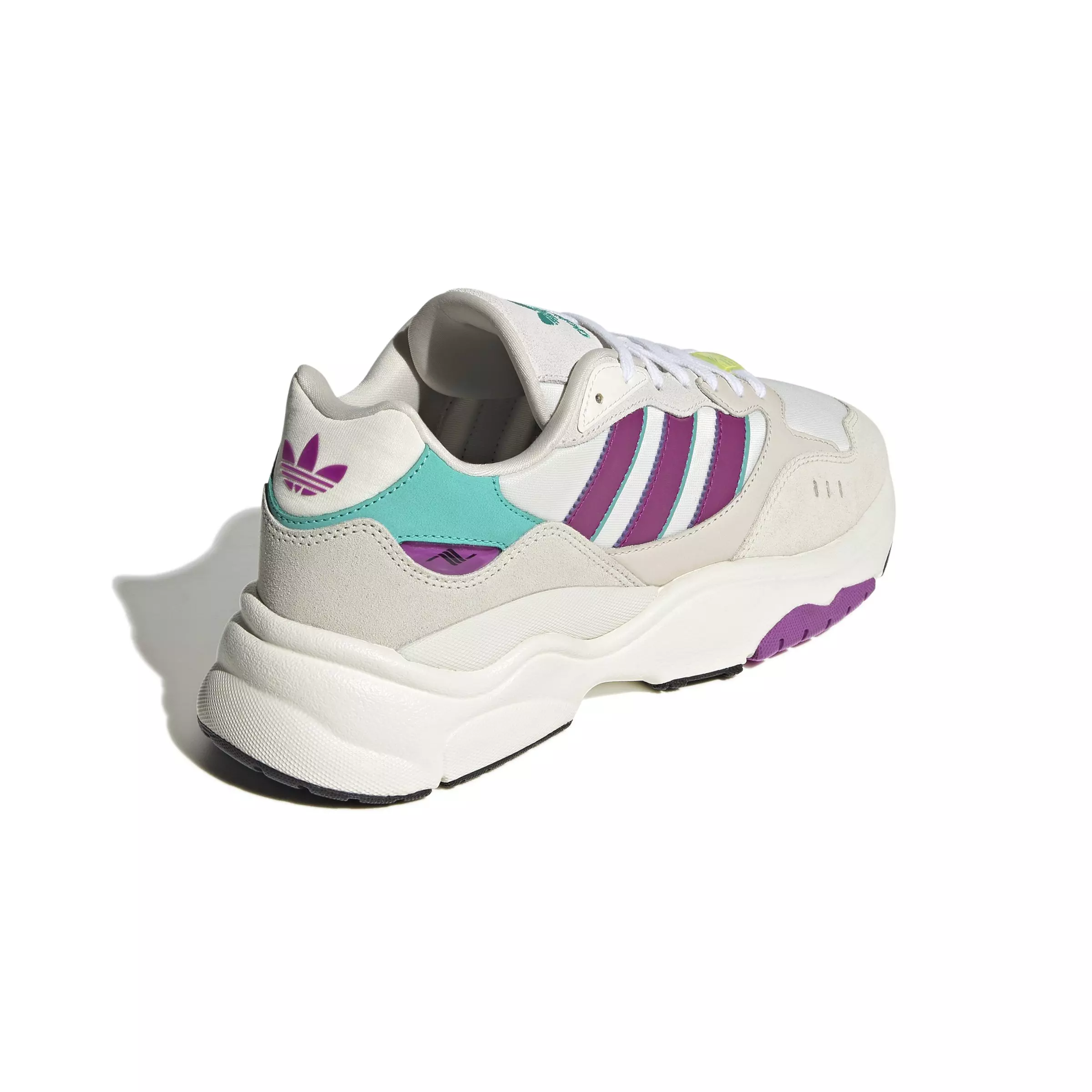 adidas Retropy F90 Mystique "White/Blue/Purple" Men's Shoe - WHITE/BLUE/PINK