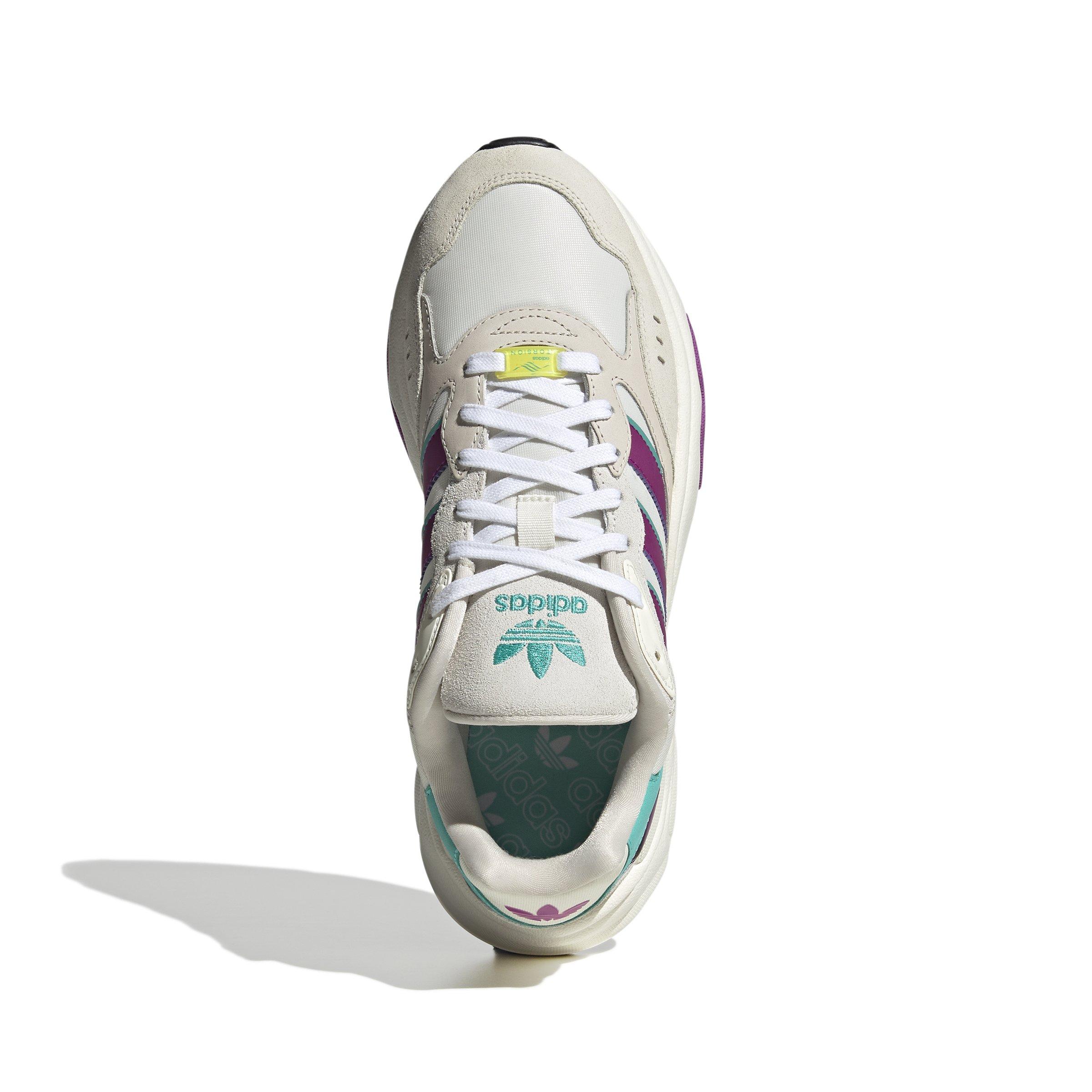 adidas Retropy F90 Mystique "White/Blue/Purple" Men's Shoe - WHITE/BLUE/PINK Thumbnail View 5