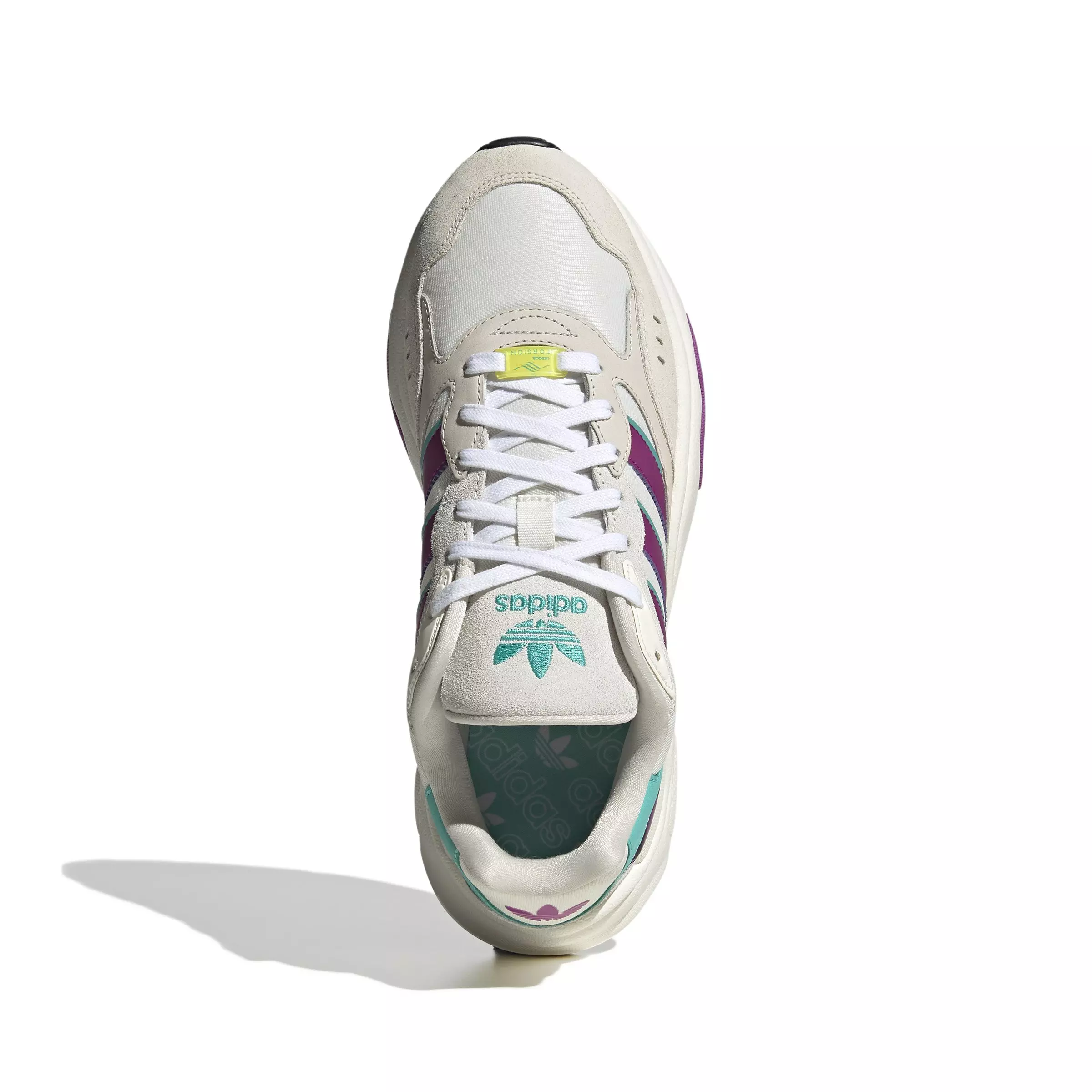 adidas Retropy F90 Mystique "White/Blue/Purple" Men's Shoe - WHITE/BLUE/PINK
