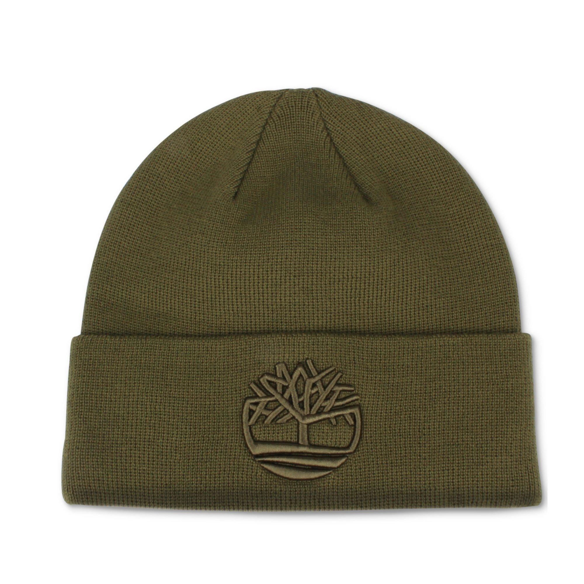 Timberland Recycled Tonal 3D Olive Beanie