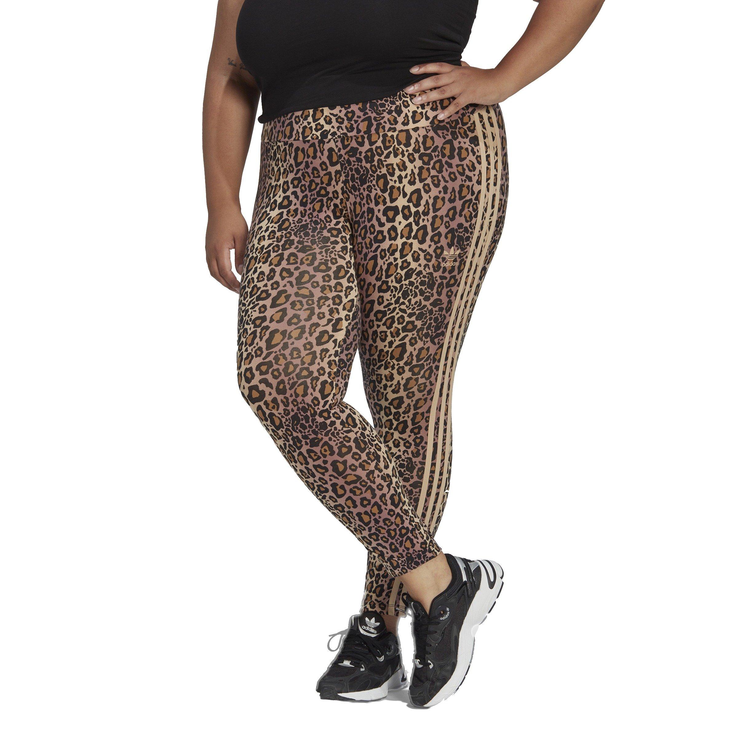 adidas Women's Cheetah Print Leggings-Multi-Color - Hibbett