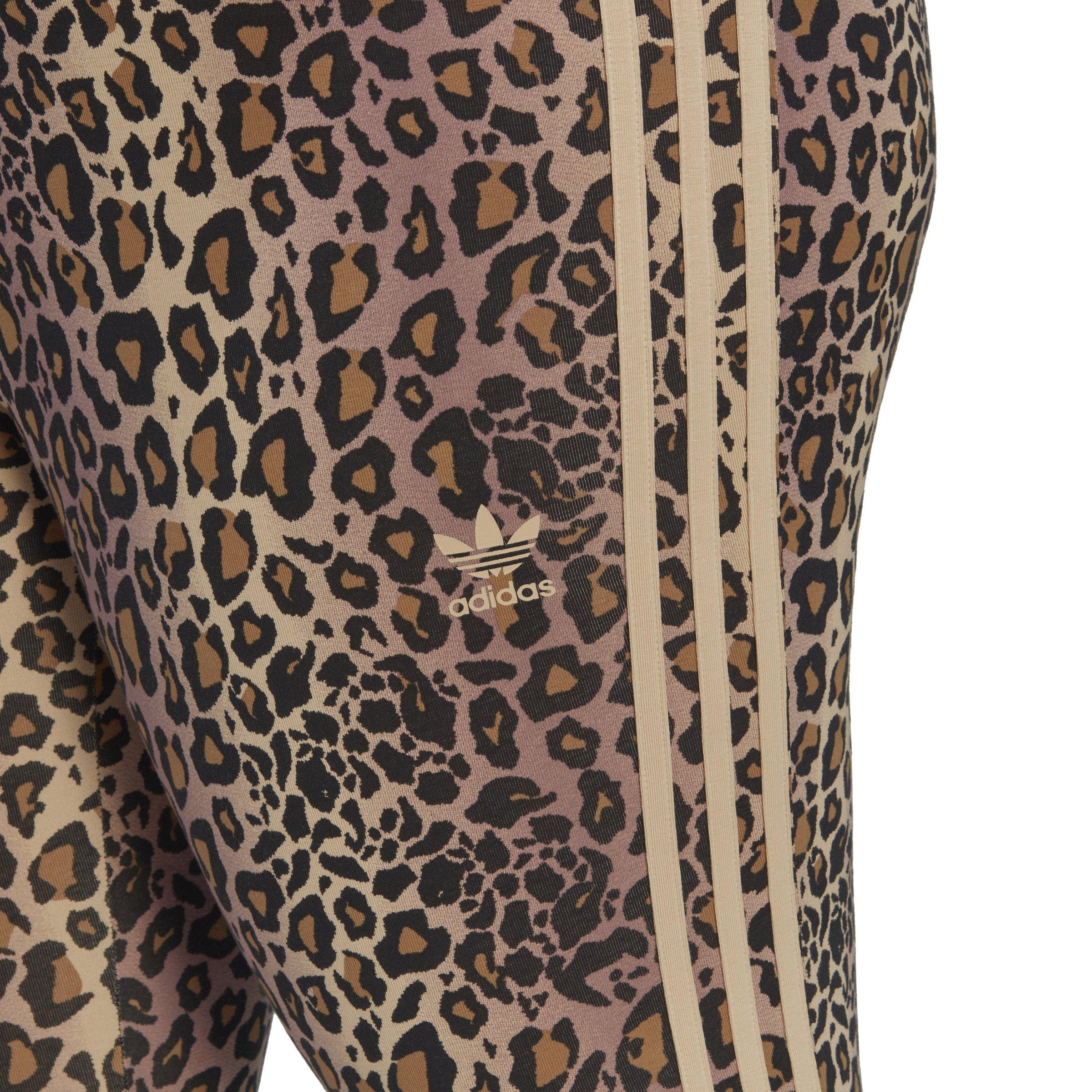 adidas Women's Cheetah Print Leggings-Multi-Color - Hibbett