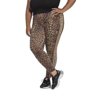 NEW ADIDAS ORIGINALS WOMENS LEOPARD CHEETAH TREFOIL TIGHTS ~ SIZE