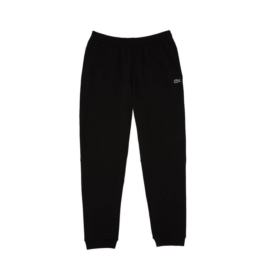 Lacoste Solid Fleece Men's Black Joggers