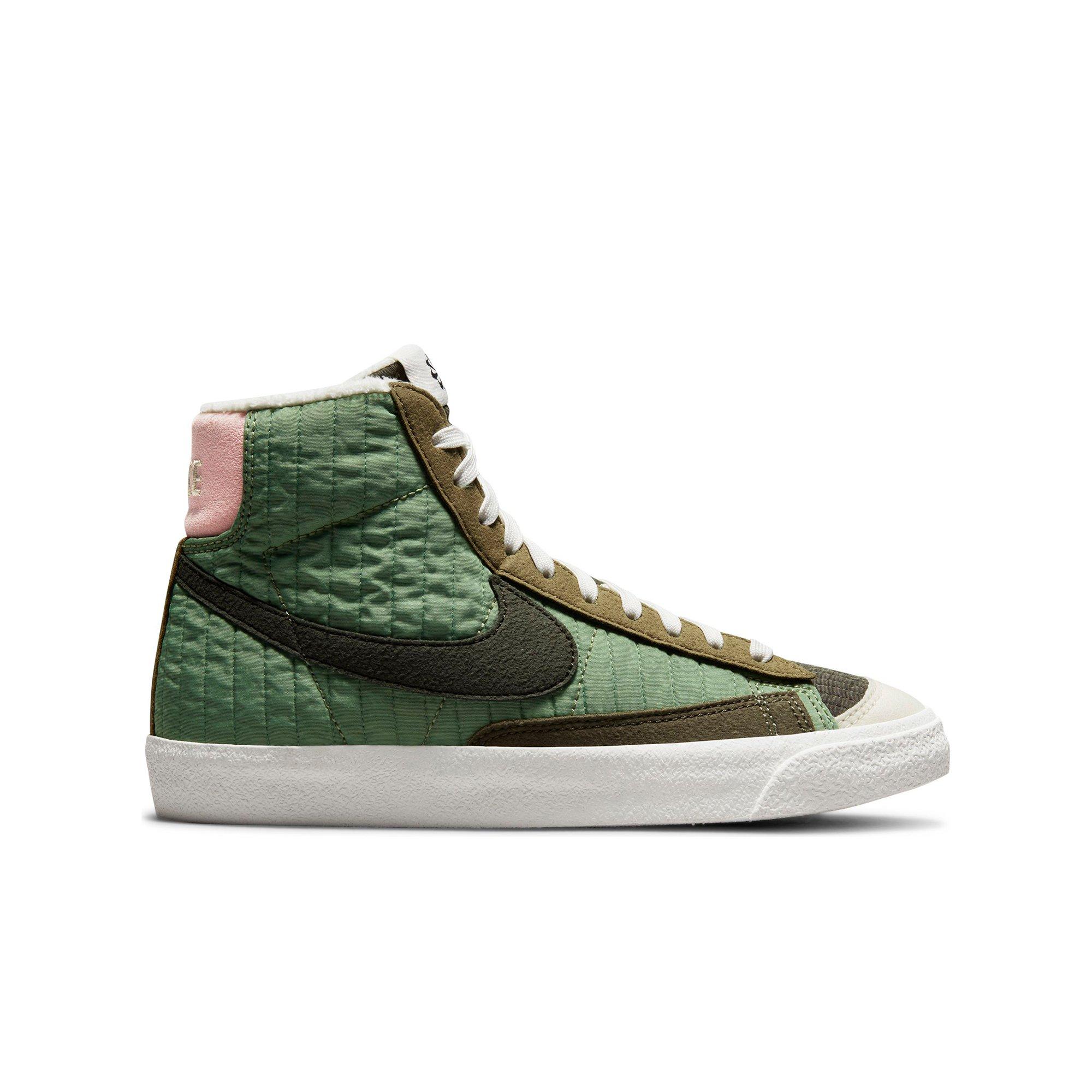 sage green nike blazers