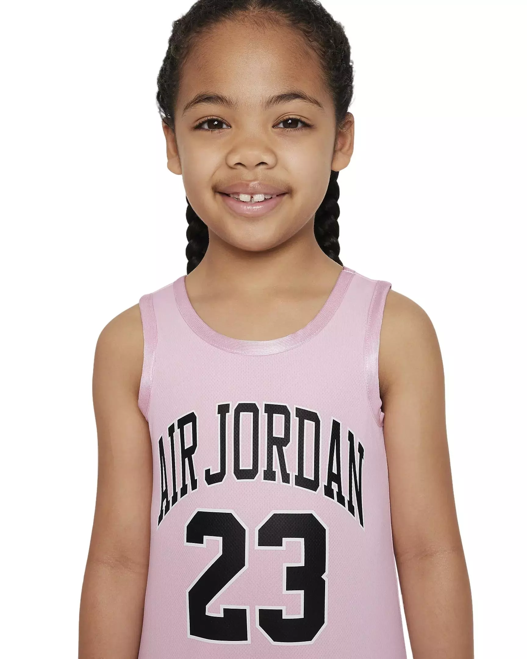 Jordan Little Girls' Jersey Tank Dress-Pink - PINK