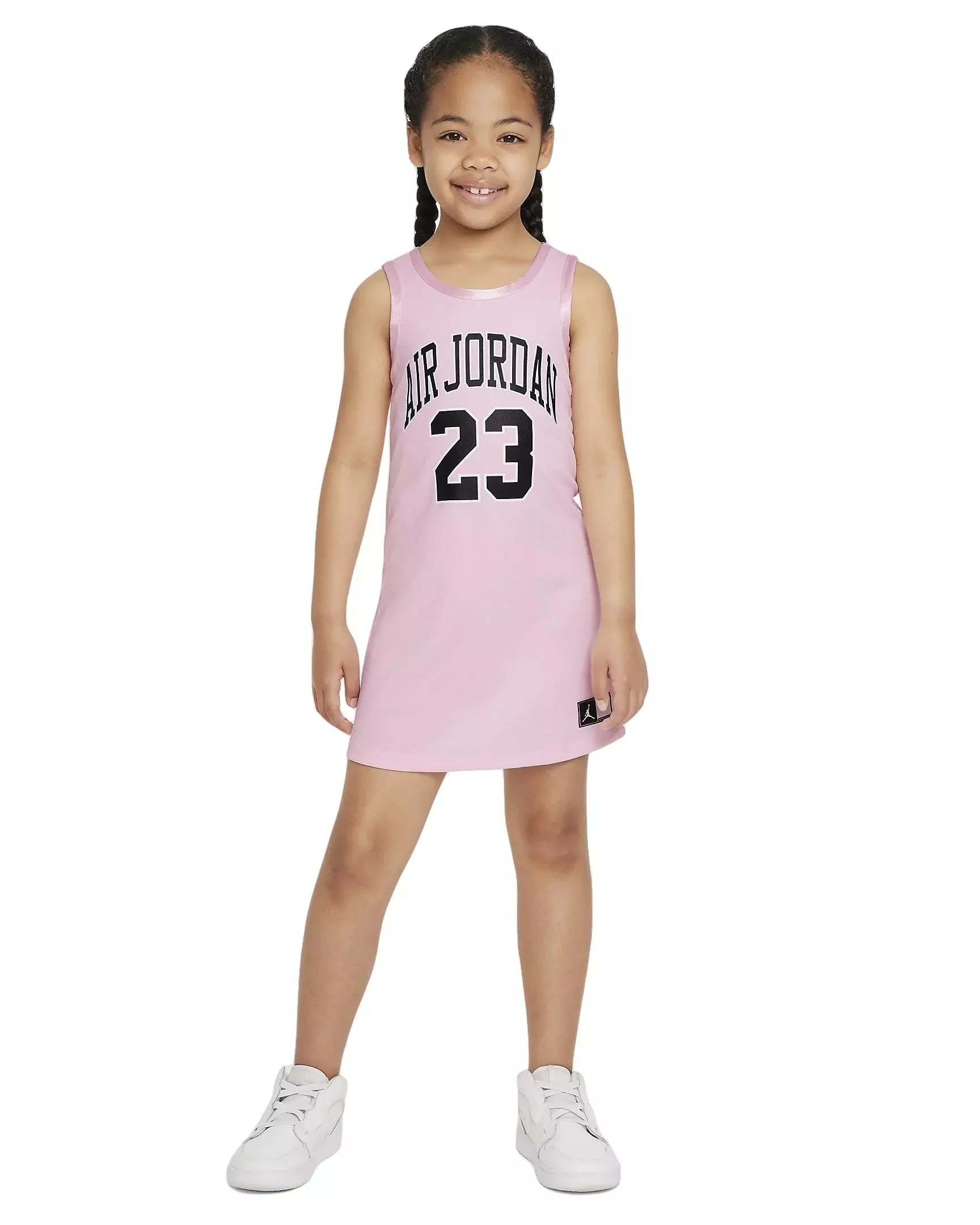Jordan Little Girls' Jersey Tank Dress-Pink - PINK