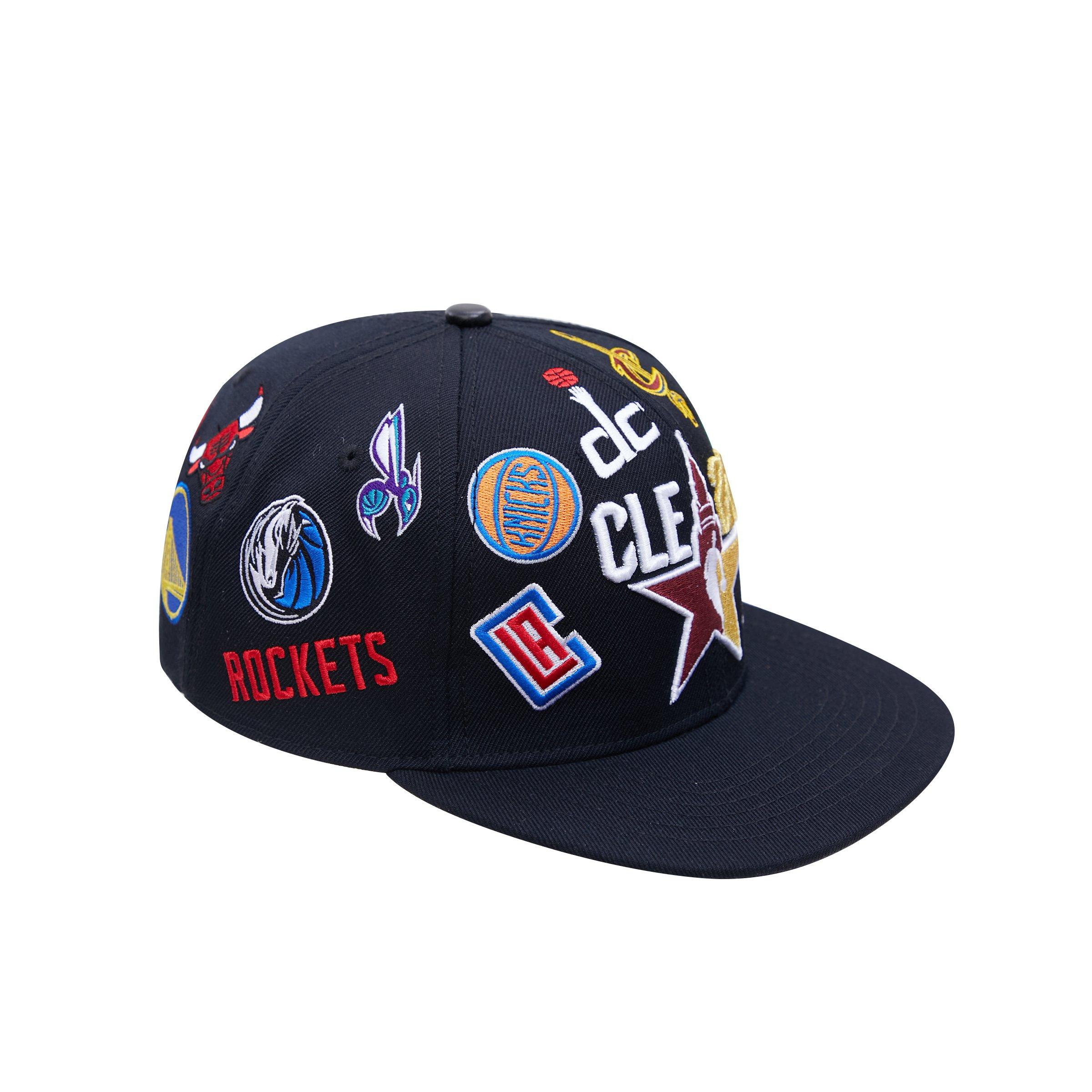 Pro Standard NBA All Star Game All Over Print Snapback Hat - Black