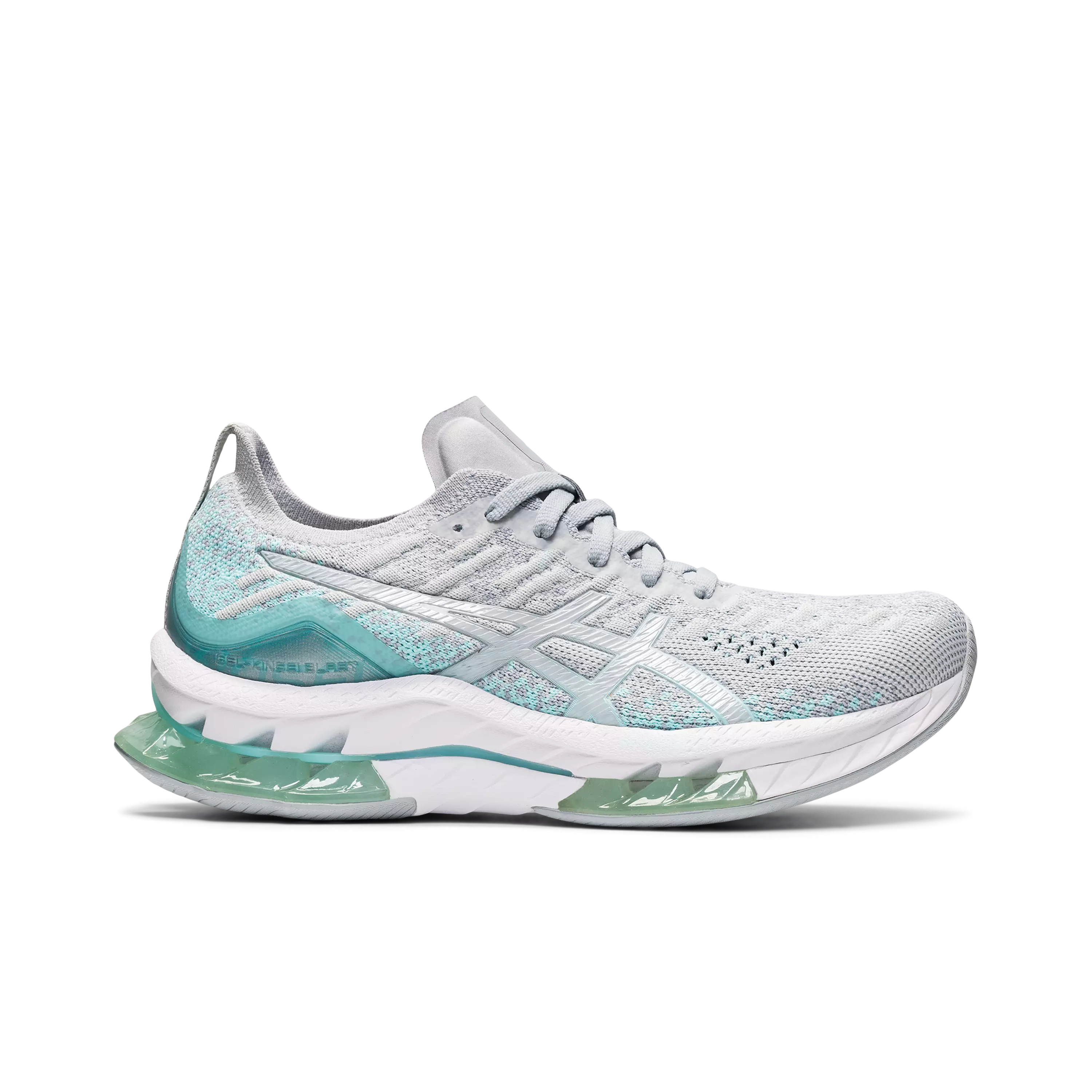 ASICS GEL-KINSEI BLAST "Grey/Ice" Women's Running Shoe - BLACK/WHITE
