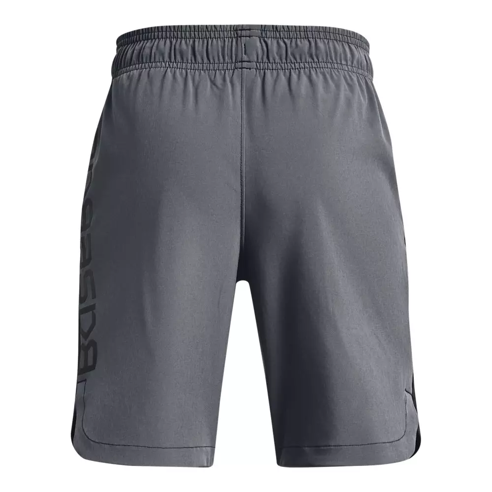 Under Armour Big Boys' Baseball Shorts-Black - BLACK