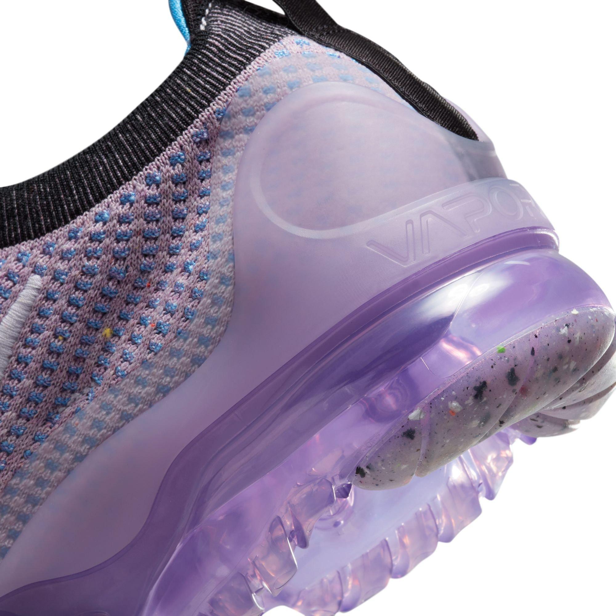 Nike Flyknit "Lilac/Black/Barely Grape/University Blue" Women's Running Shoe