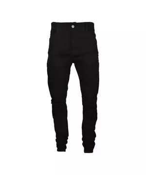Grindhouse Men's Twill Knee Seam Cargo Pants - Black - Hibbett | City Gear