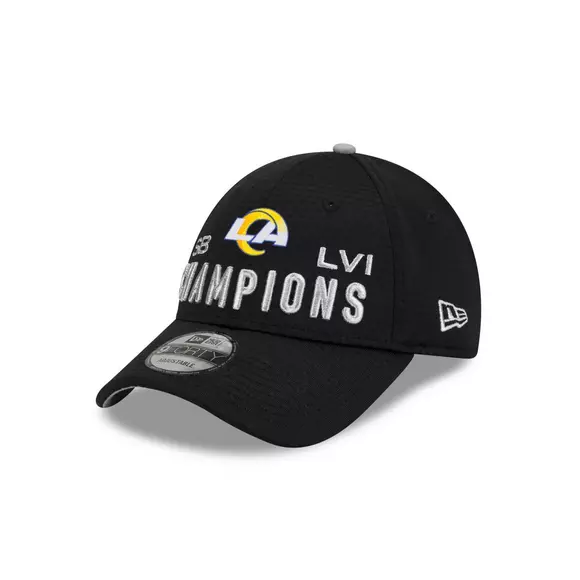 New Era Caps Super Bowl LVI Champions Los Angeles Rams 9FORTY Snapback Black