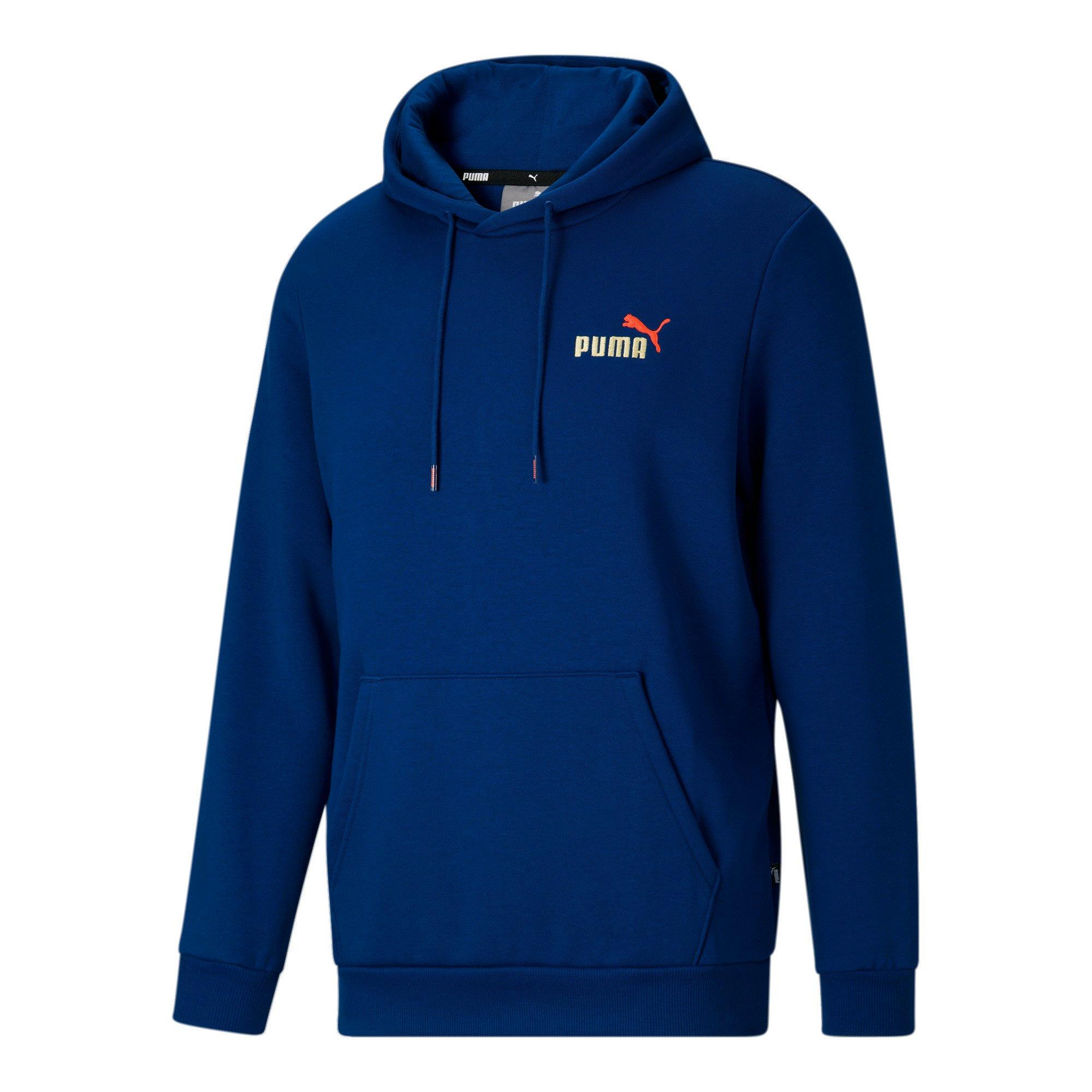 Mens blue best sale puma hoodie