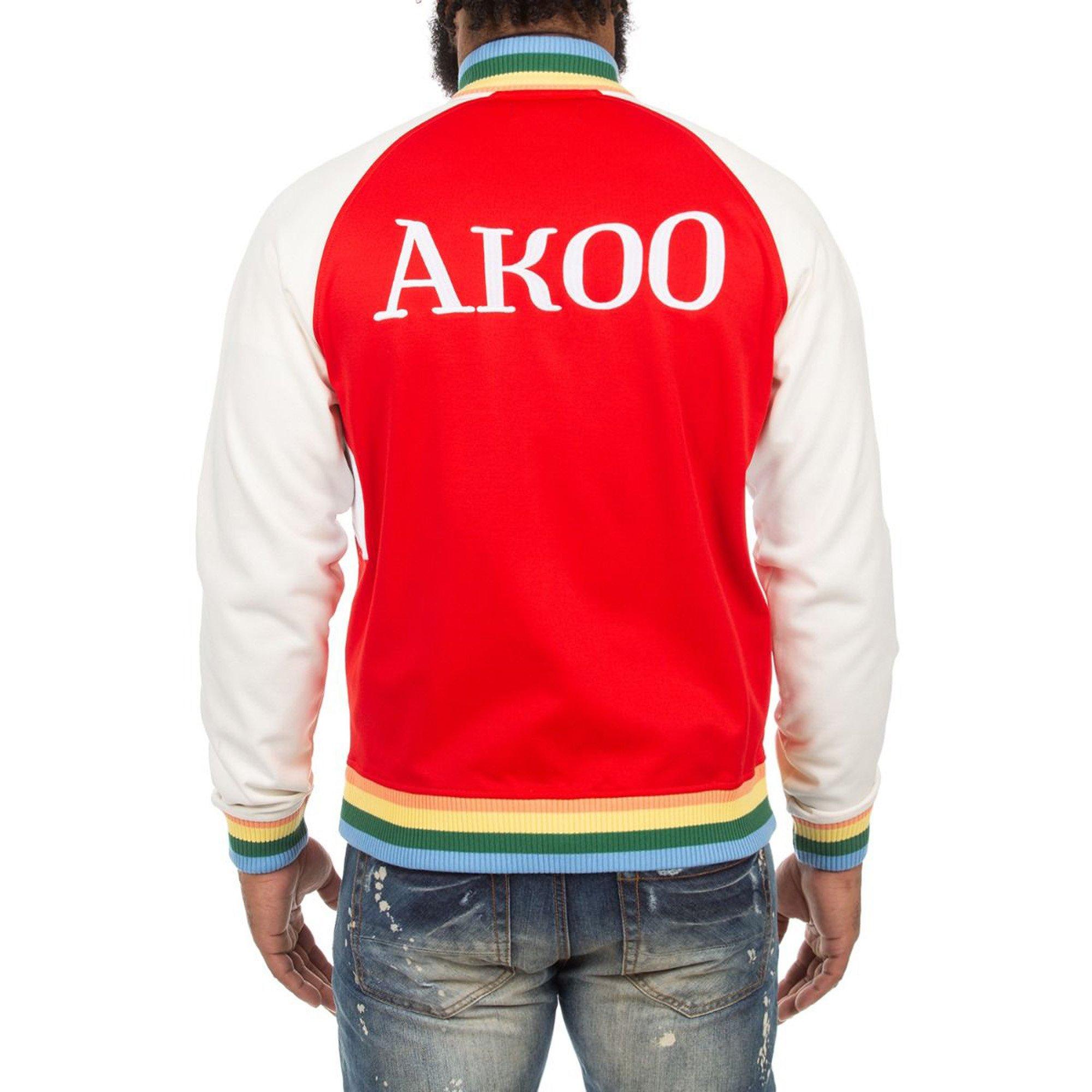 AKOO Men's International Puffer Jacket-Red/White - Hibbett