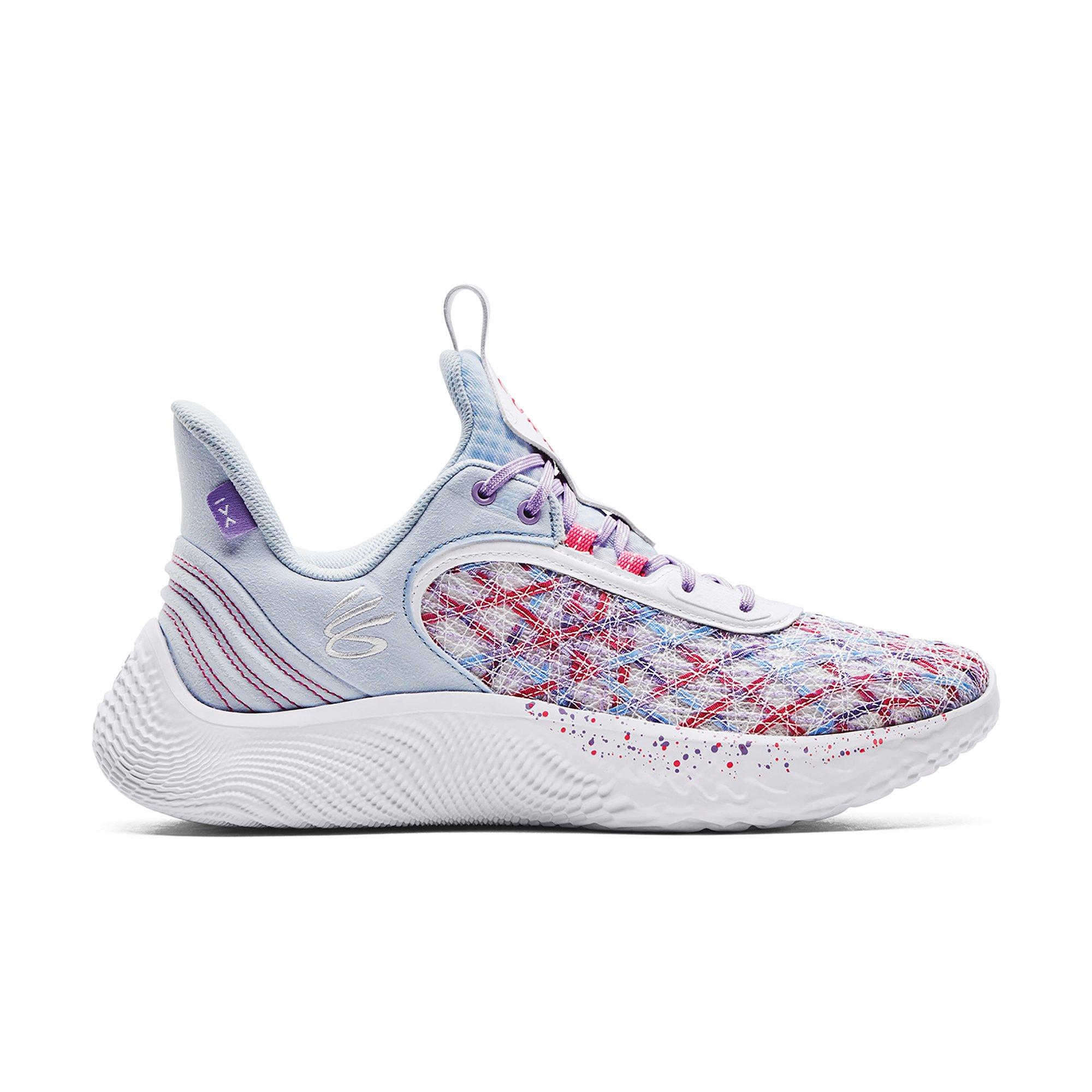 Under Armour Curry Flow 9 White/Multicolor Men's Basketball Shoe -  Hibbett | City Gear