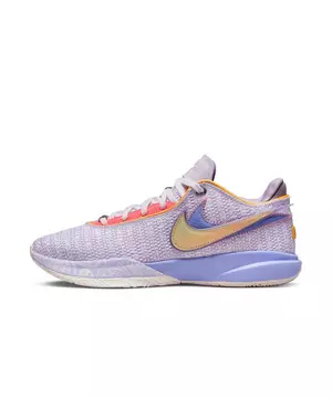 Nike LeBron 20 Violet Frost/Metallic Gold/Purple Pulse Men's Basketball  Shoe - Hibbett