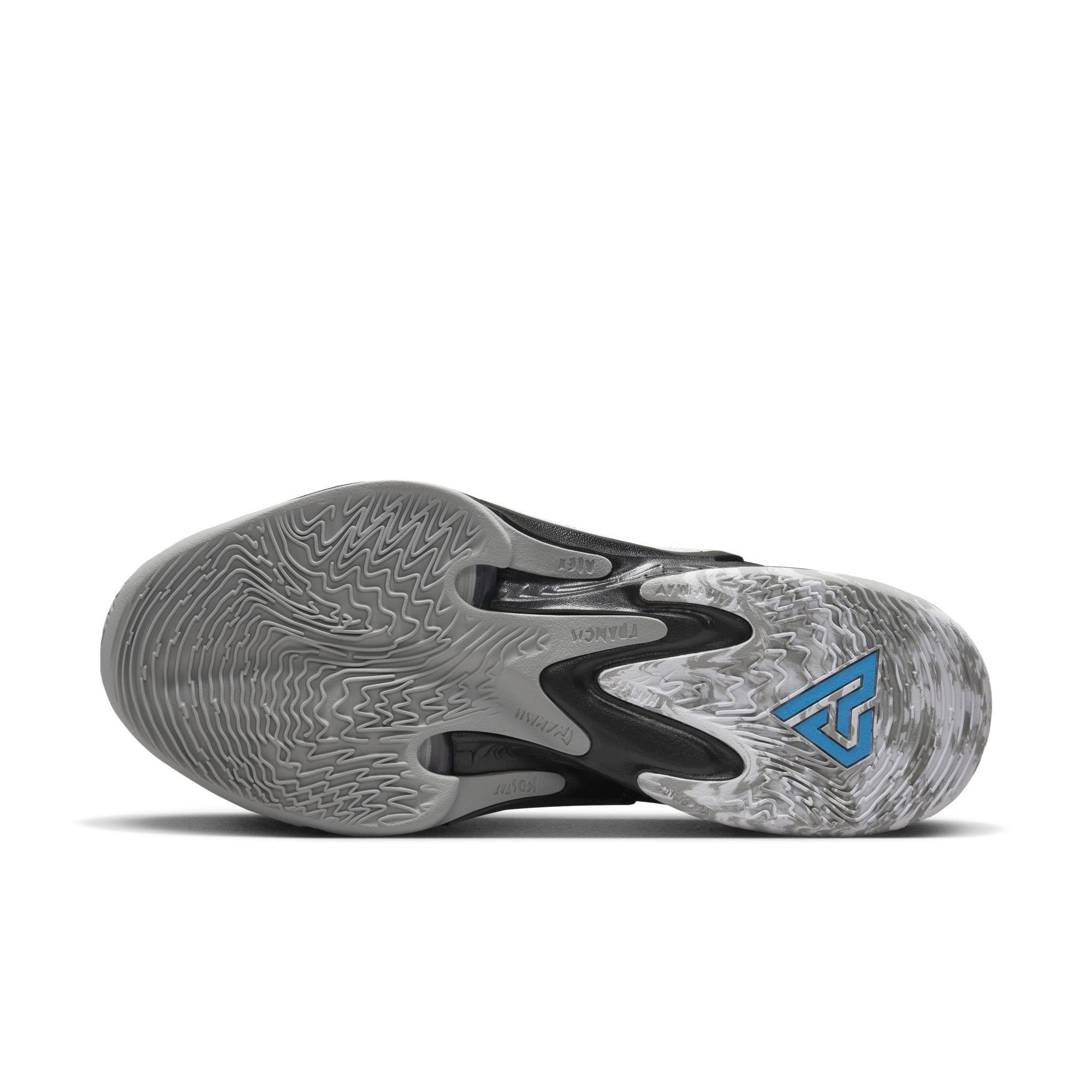 Nike Zoom Freak 4 "Zeus" Men's Basketball Shoe - BLACK/WHITE/GREY Thumbnail View 11