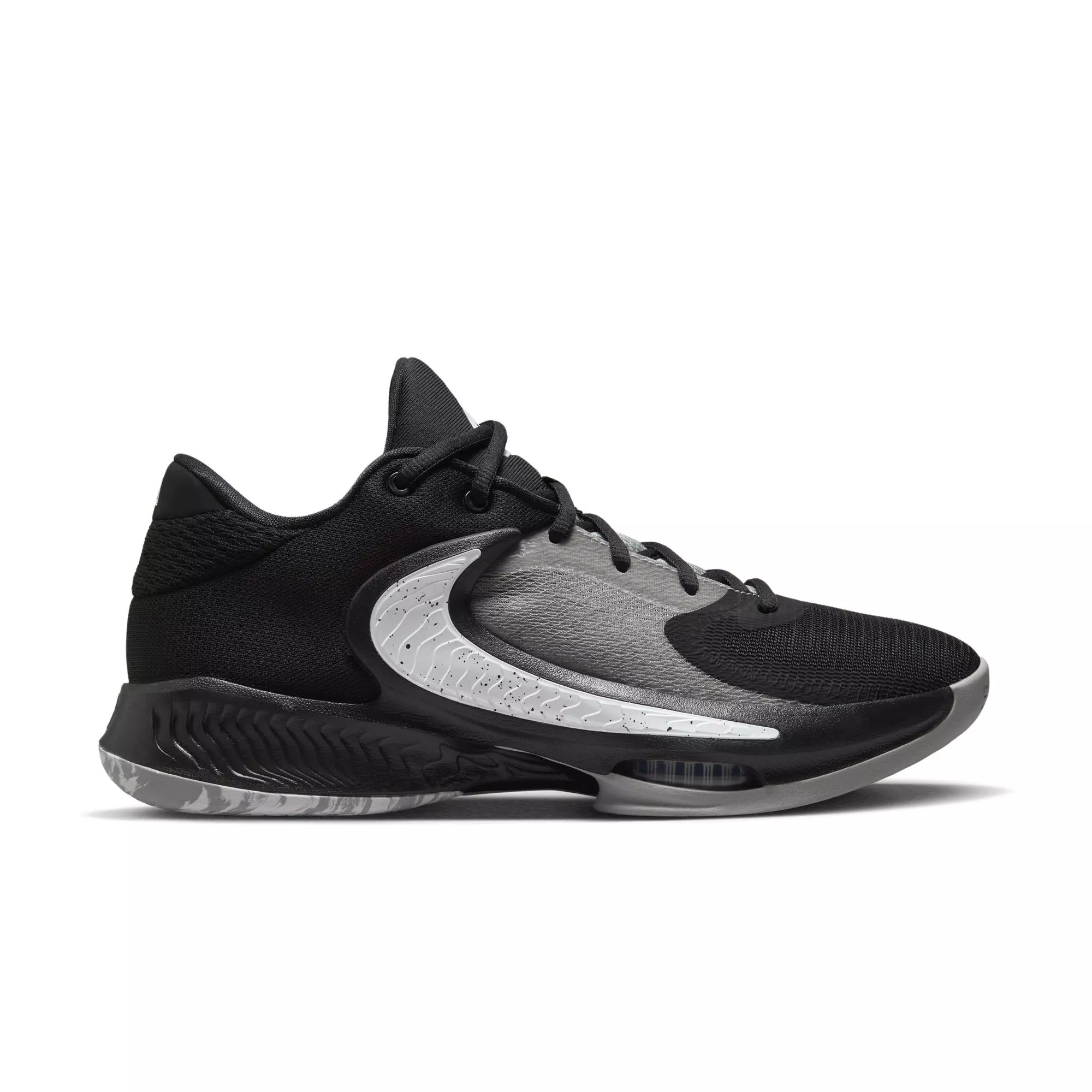 Nike Zoom Freak 4 "Zeus" Men's Basketball Shoe - BLACK/WHITE/GREY