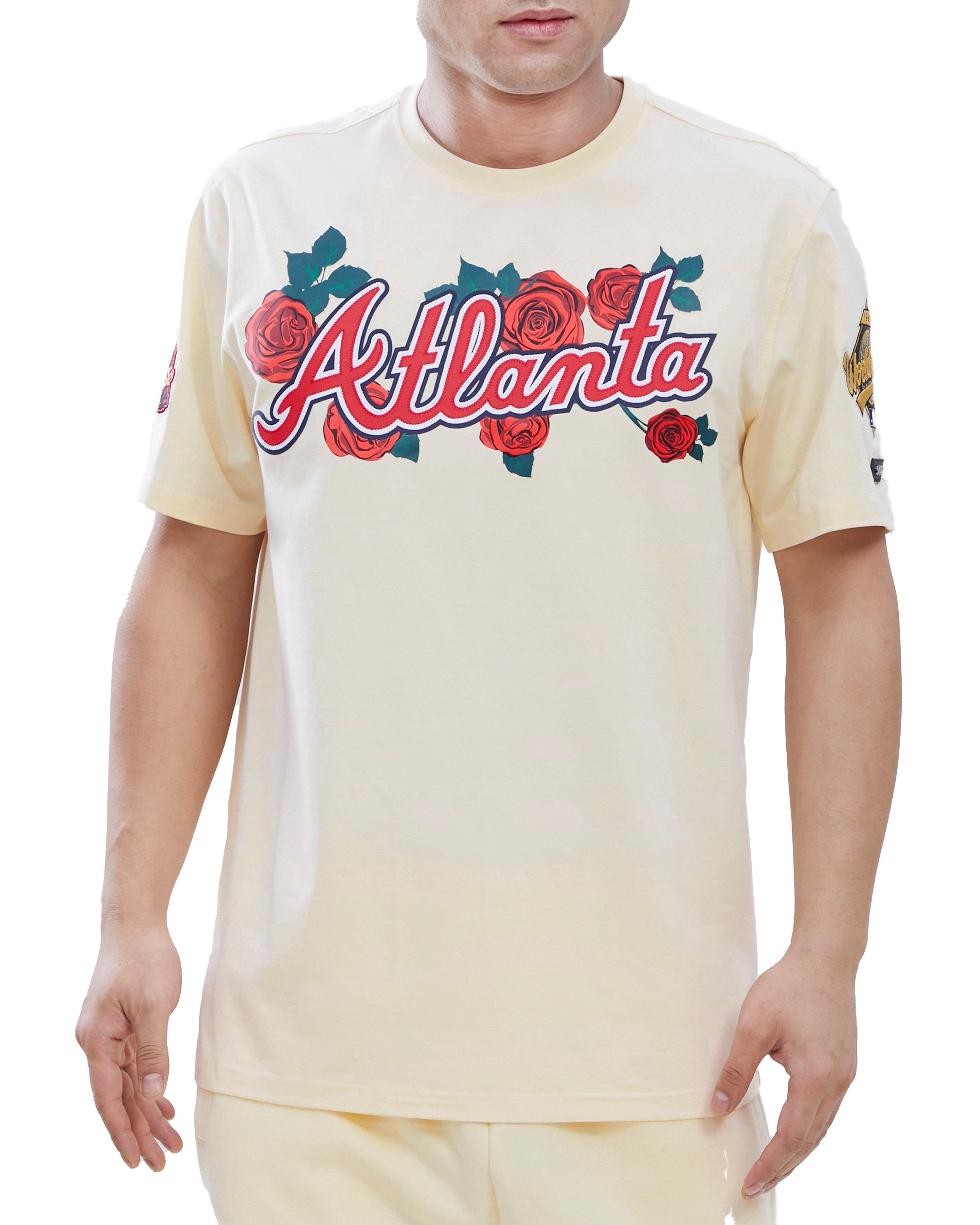 Pro Standard Men's Atlanta Braves Roses T-Shirt - Hibbett