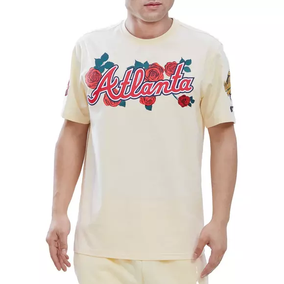 Pro Standard Men's Atlanta Braves Roses T-Shirt