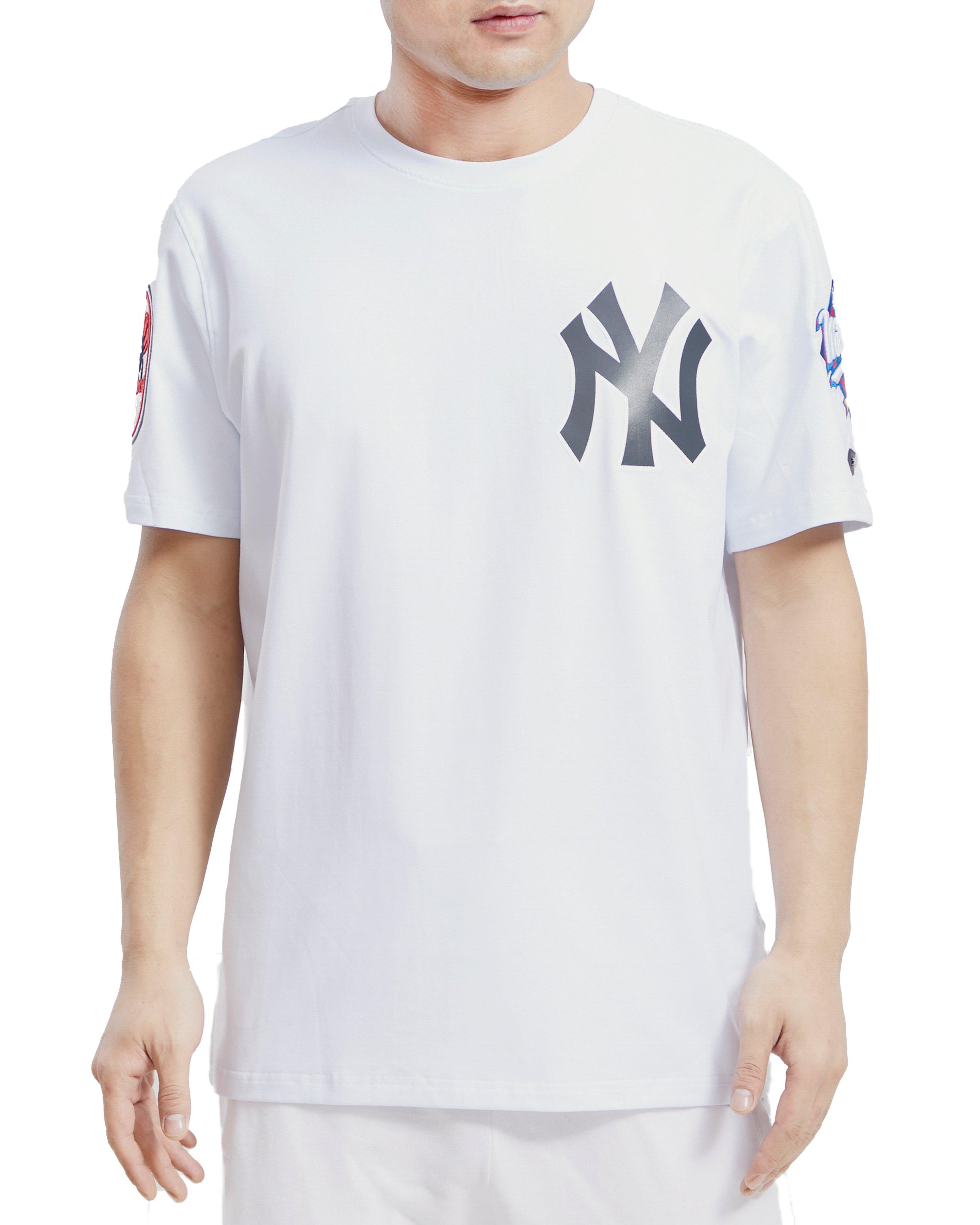 NEW MLB NY New York Yankees Baseball Stars & Stripes T Shirt Women Ladies S  NWT