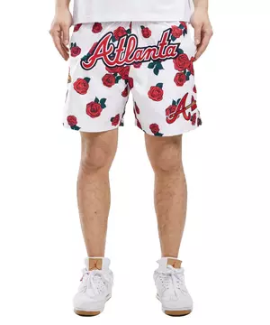 Pro Standard Men's Atlanta Braves Roses Woven Shorts - Hibbett