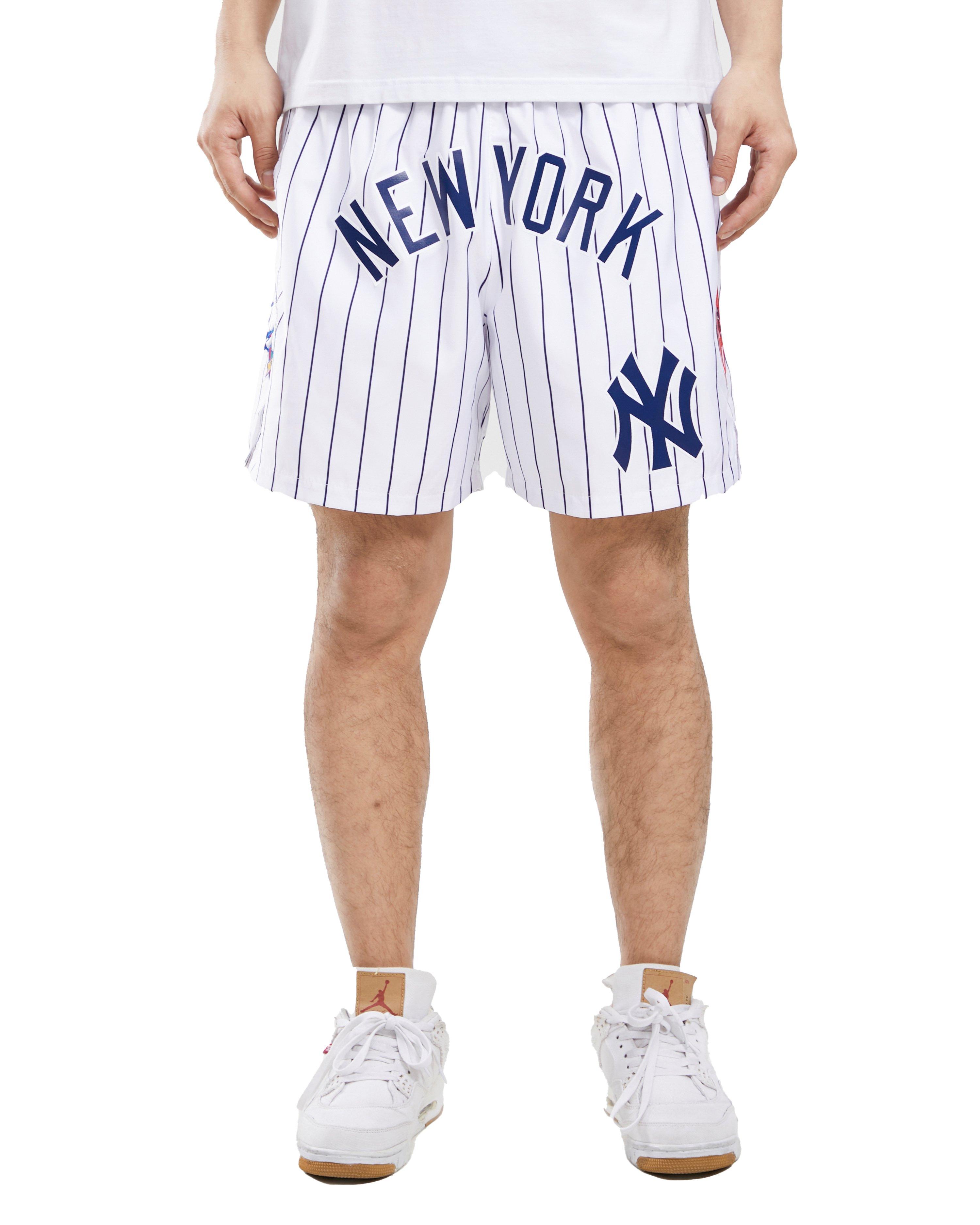 Pro Standard Men's New York Yankees Pinstripe Woven Shorts