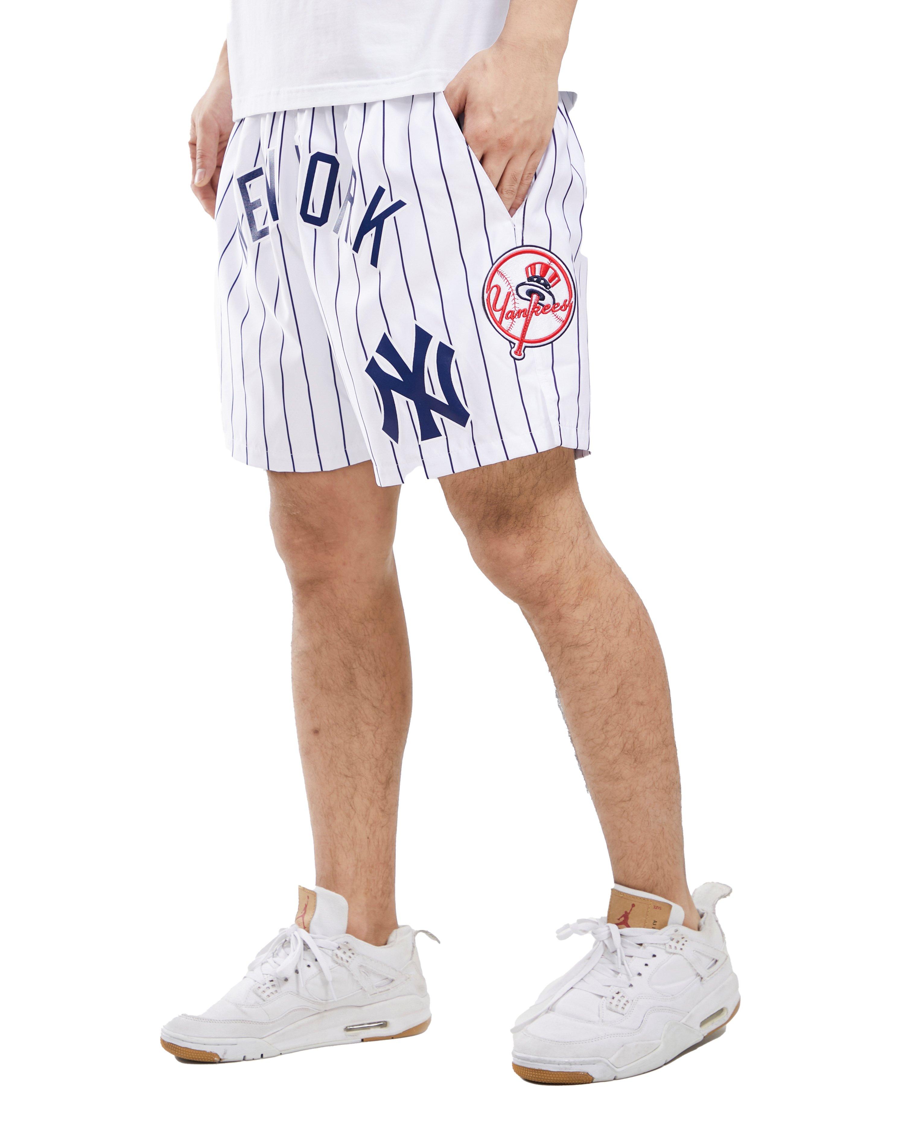Pro Standard Men's New York Yankees Pinstripe Woven Shorts