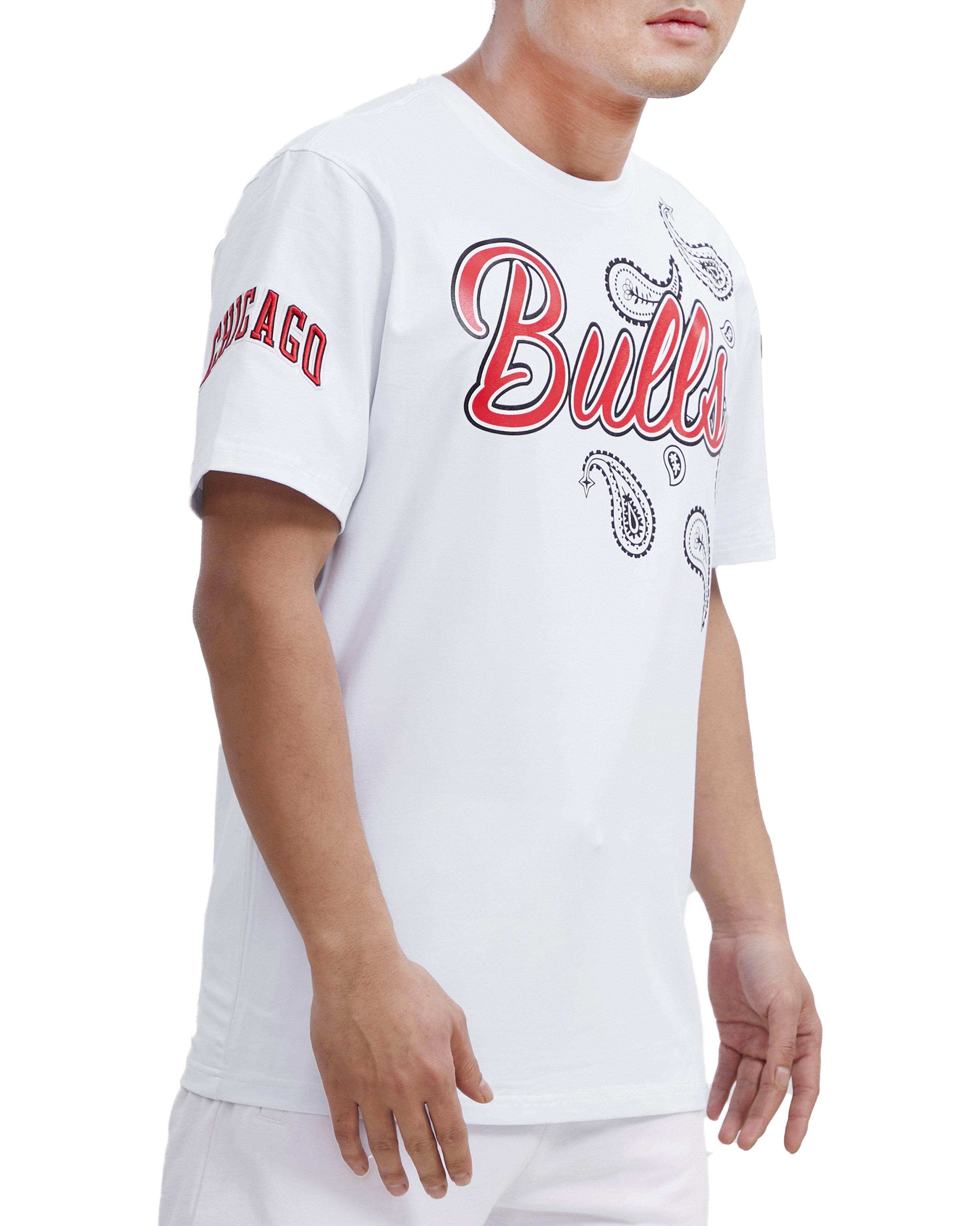 Pro Standard Men's Chicago Bulls Off White T-Shirt - Hibbett