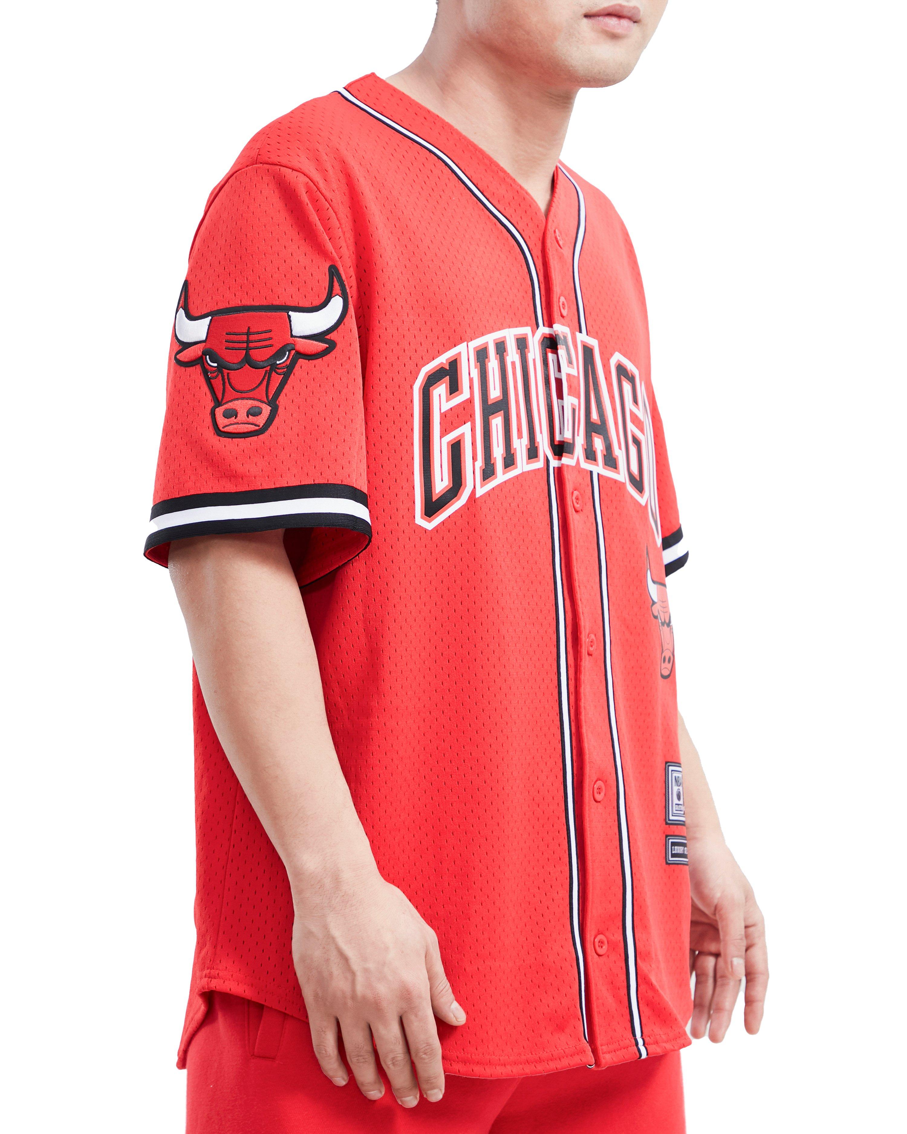 Pro Standard Men's Chicago Bulls Button Front Jersey - White - Hibbett