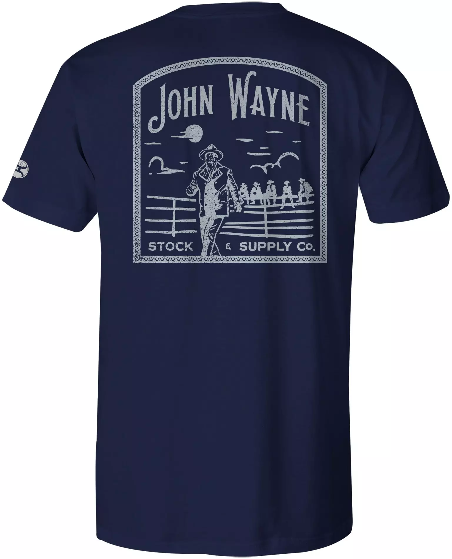 Hooey Men's John Wayne Tee-Navy - NAVY