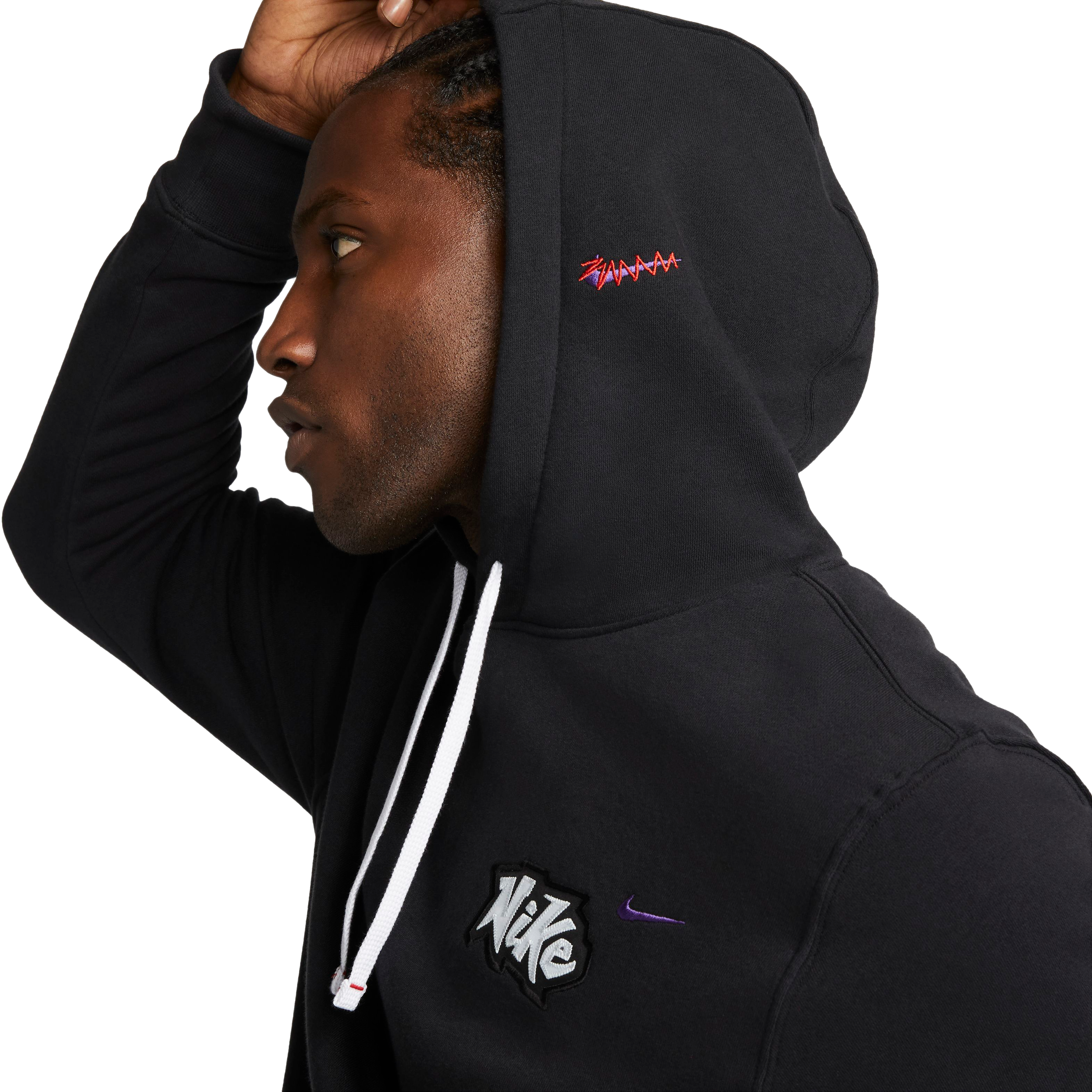 Nike Men's Sportswear Club Fleece Black Pullover Hoodie - Hibbett