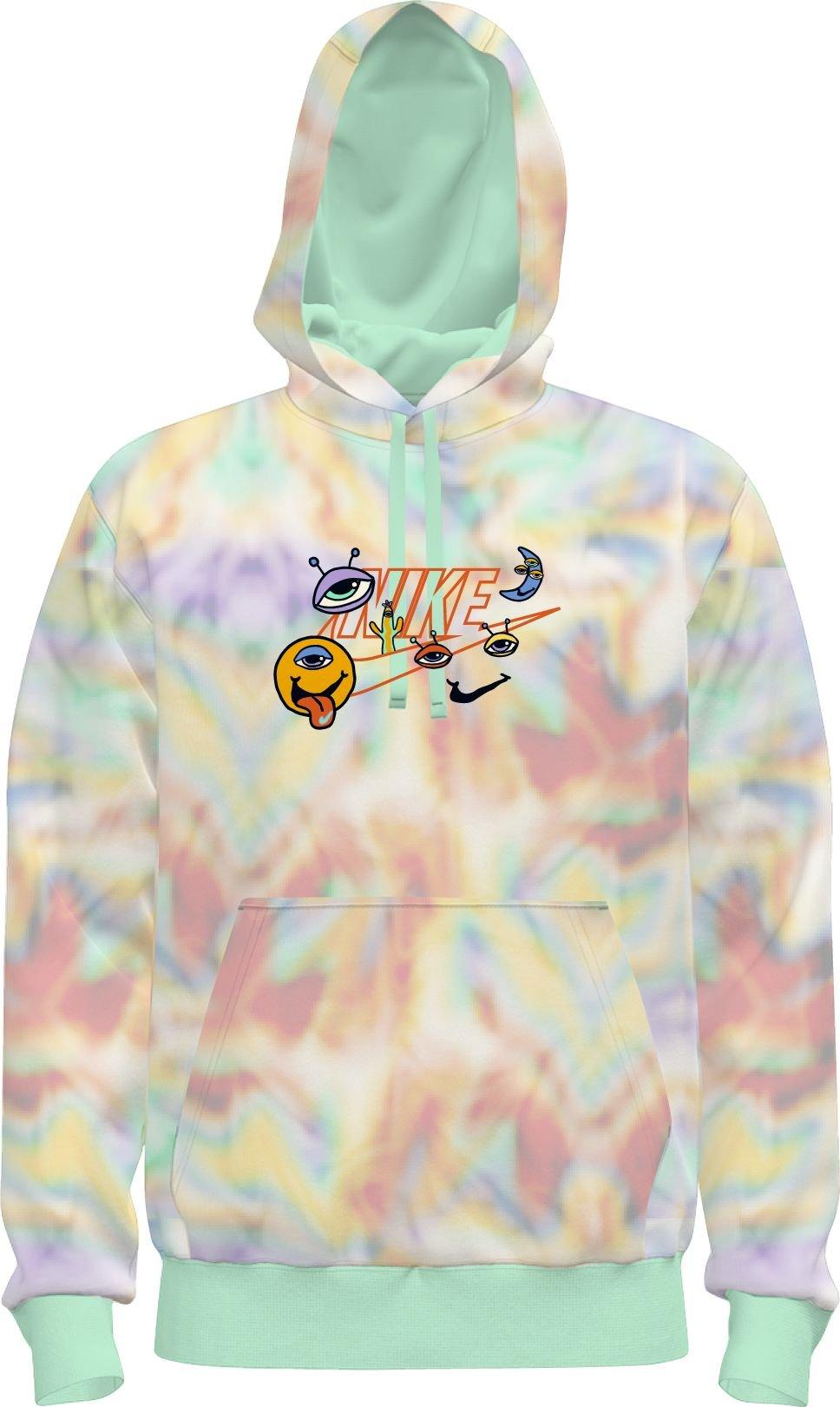 Nike multicolor hoodie pastel hot sale