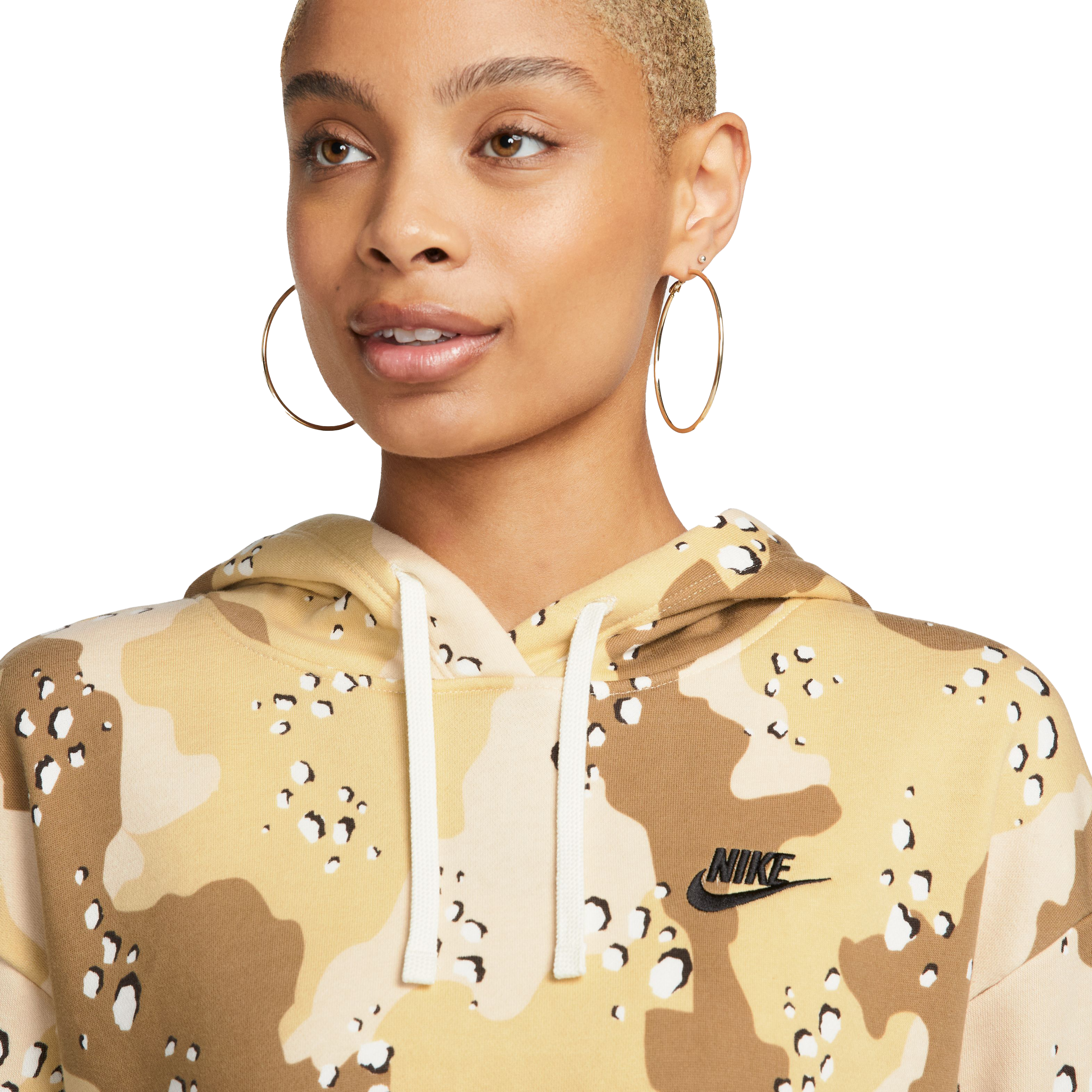 Nike camo hoodie womens online