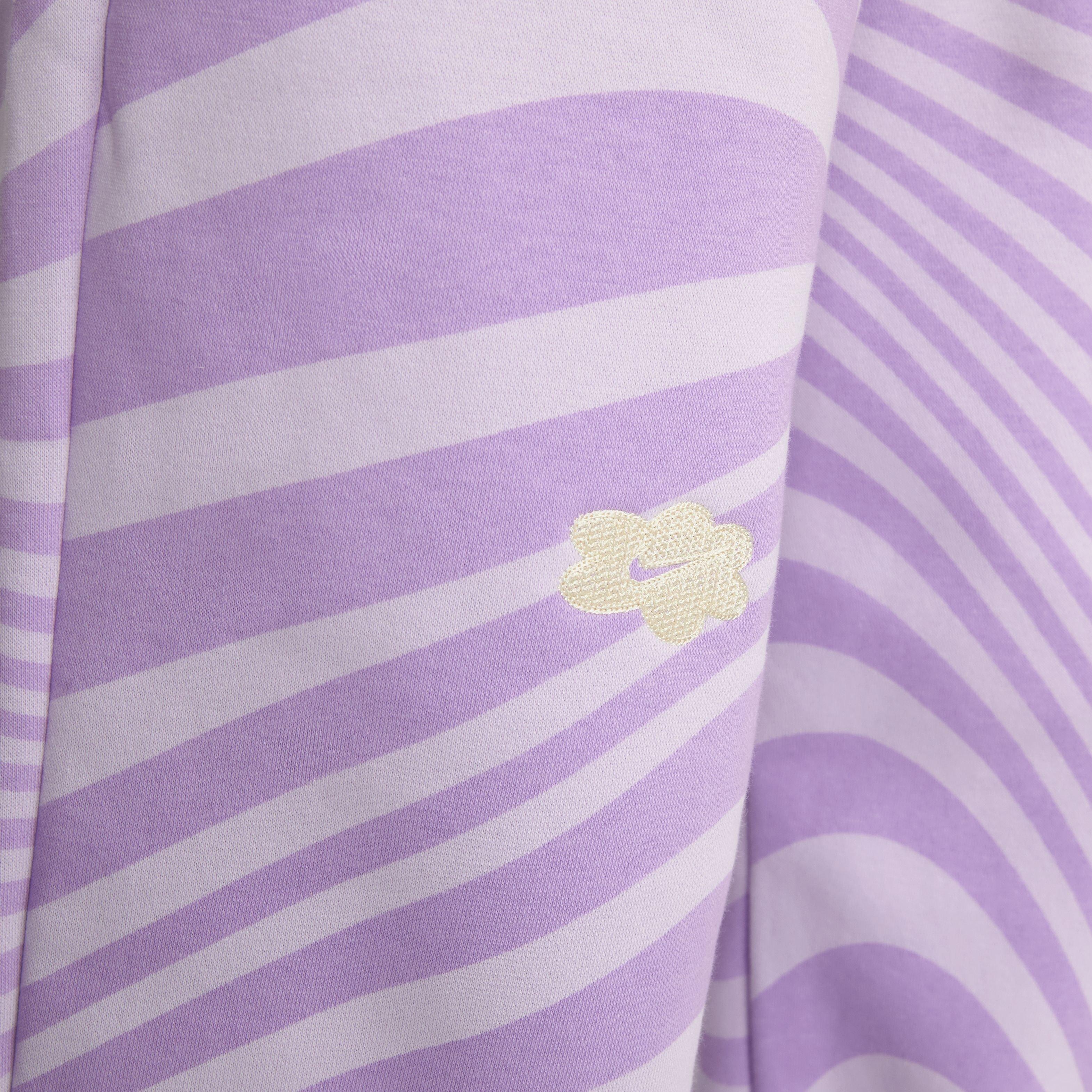 Nike Women's Sportswear Gel Phoenix Fleece High-Waisted Pants-Purple - PURPLE Thumbnail View 6